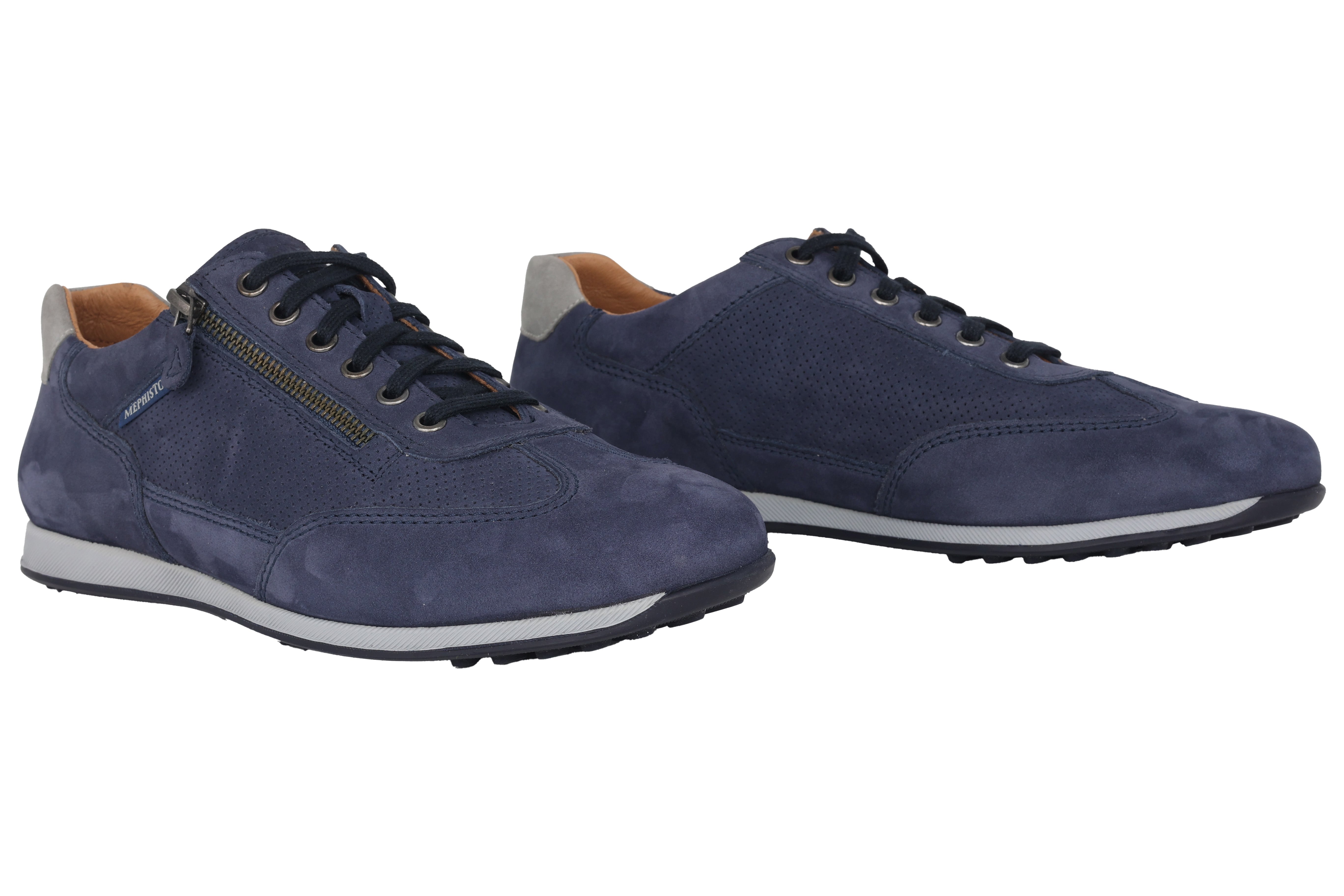 Zapatilla deportiva con cordones para hombre 'Leon' - azul