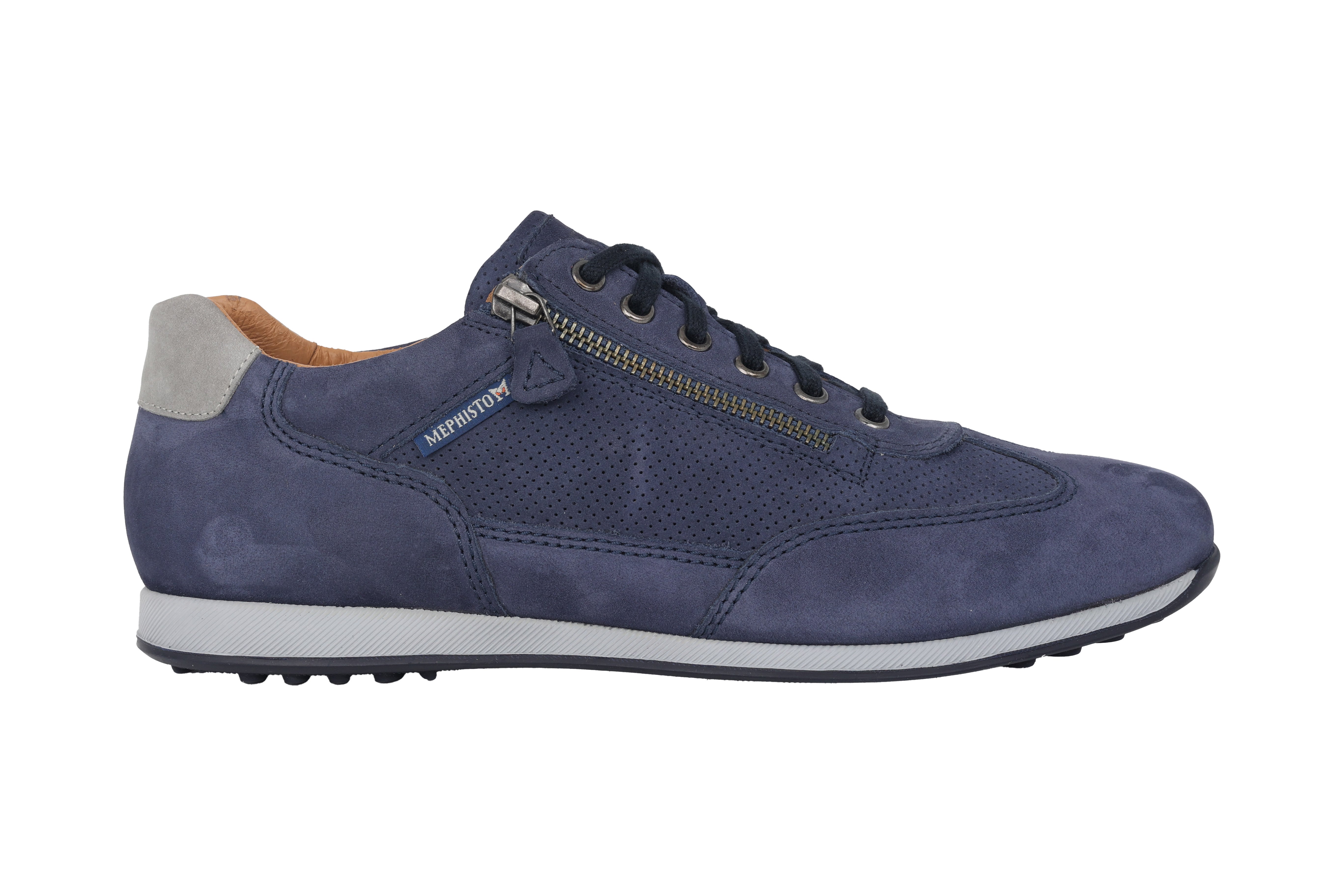 Zapatilla deportiva con cordones para hombre 'Leon' - azul