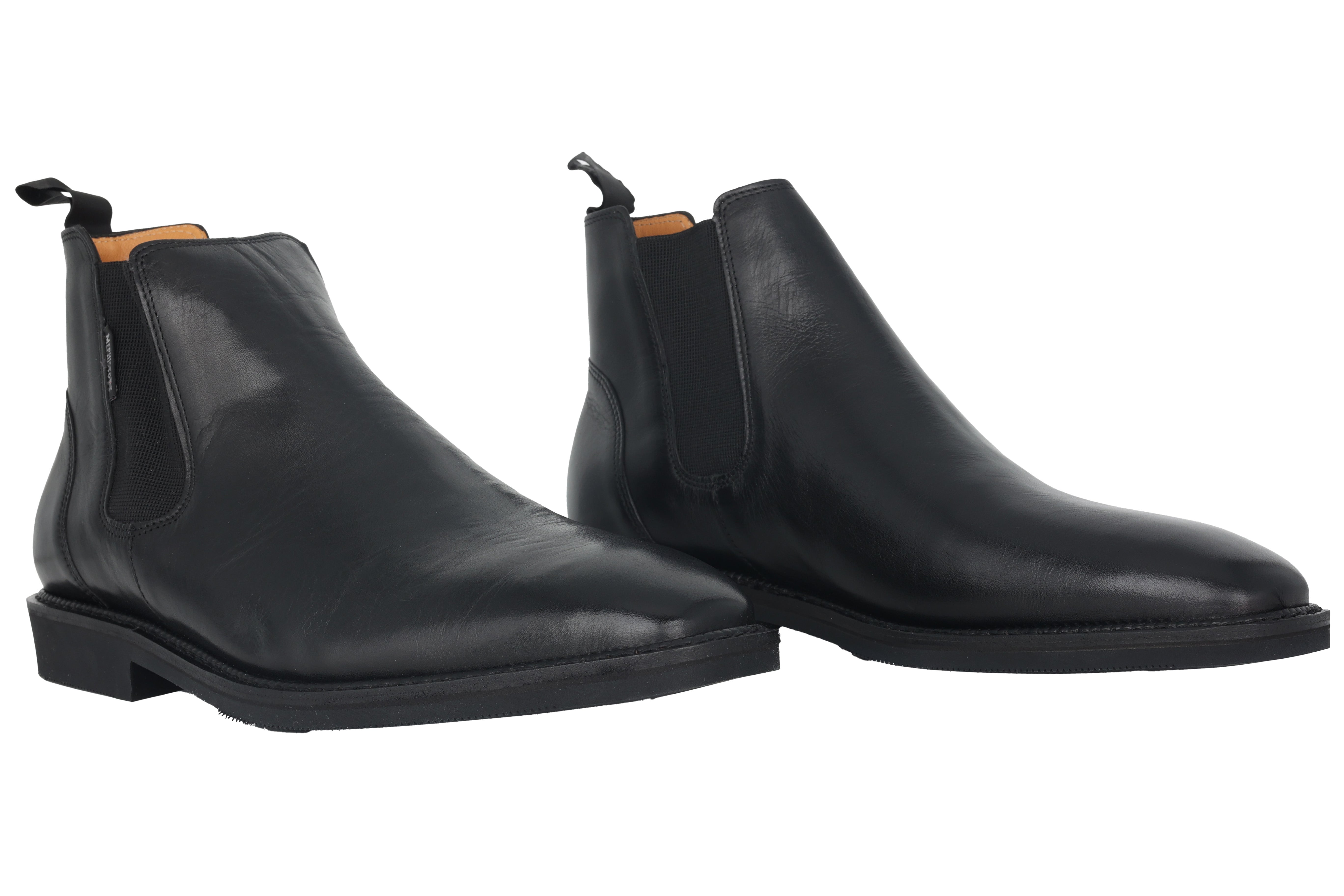 'Preston' men's handmade goodyear chelsea boot - Black
