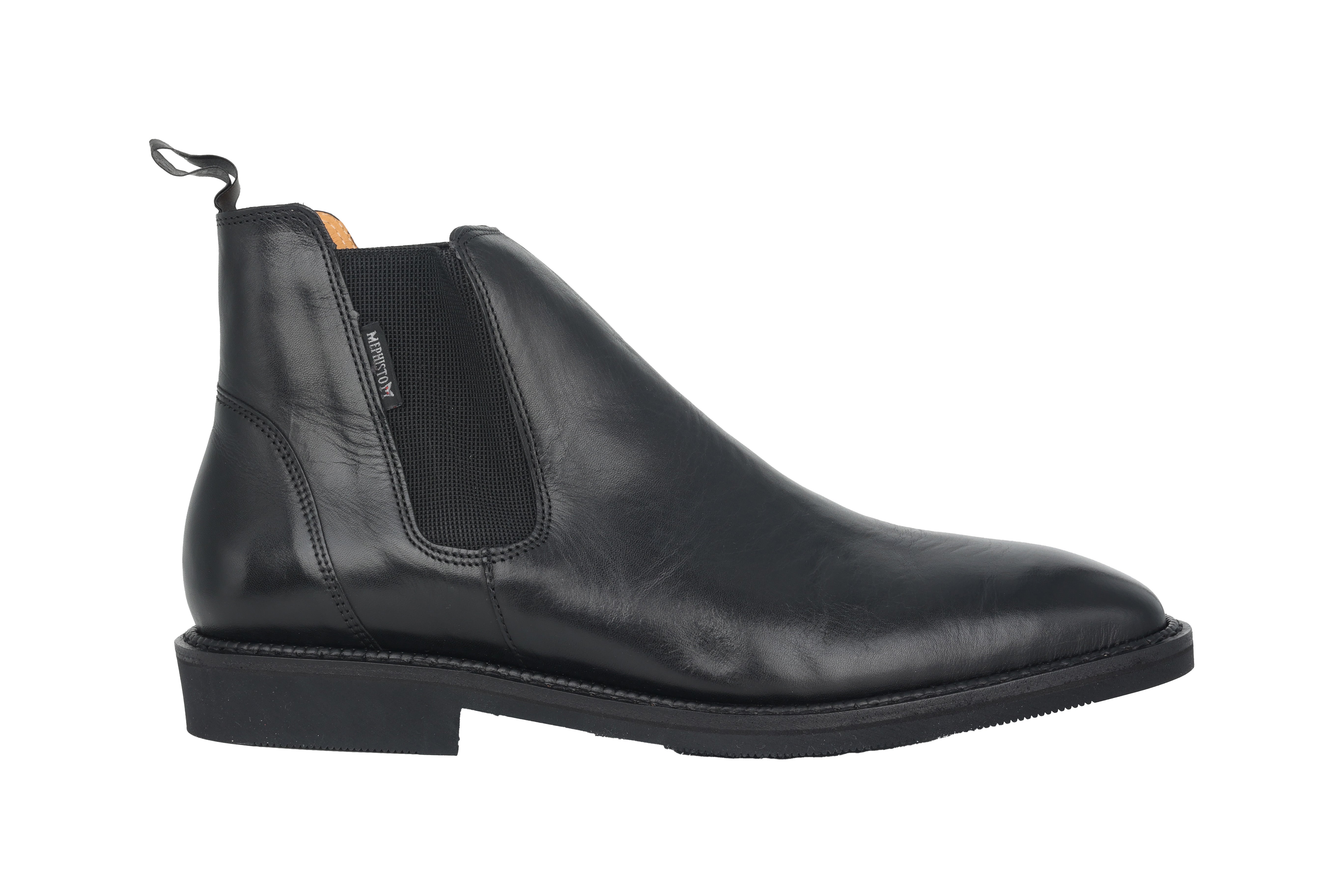 'Preston' men's handmade goodyear chelsea boot - Black
