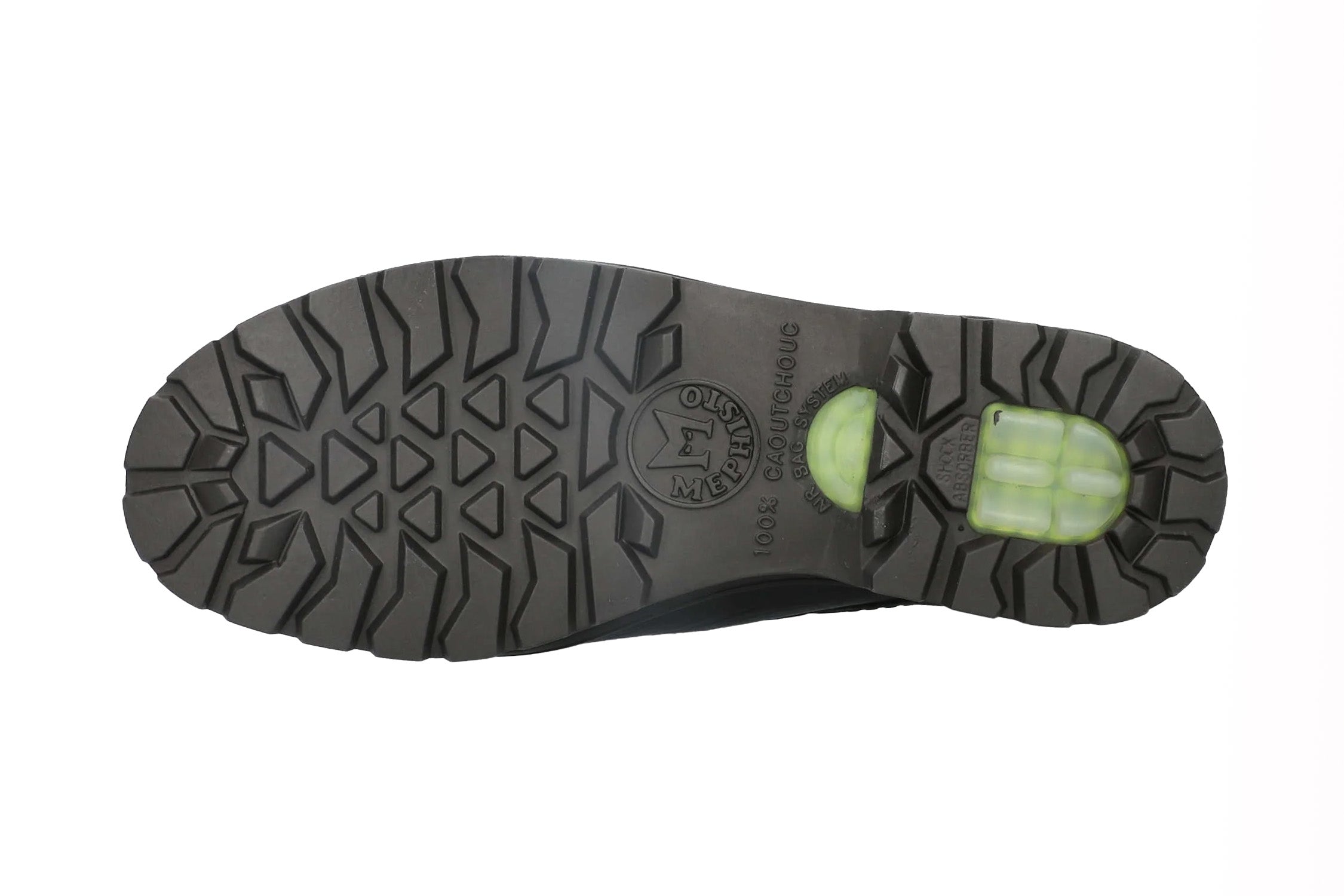 Scarpa stringata impermeabile da uomo 'Barracuda' - nera