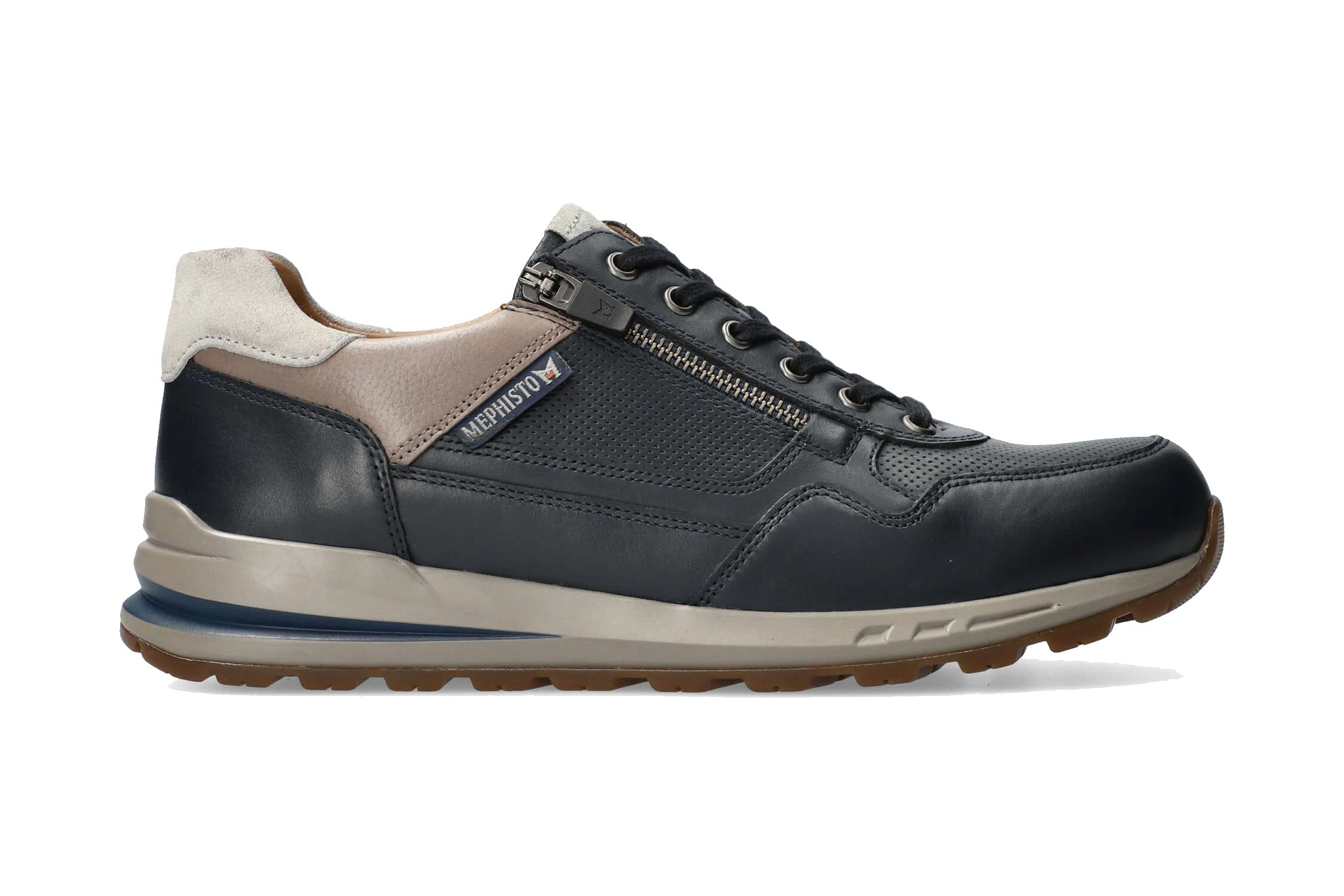 Heren veterschoenen 'Bradley' - beige