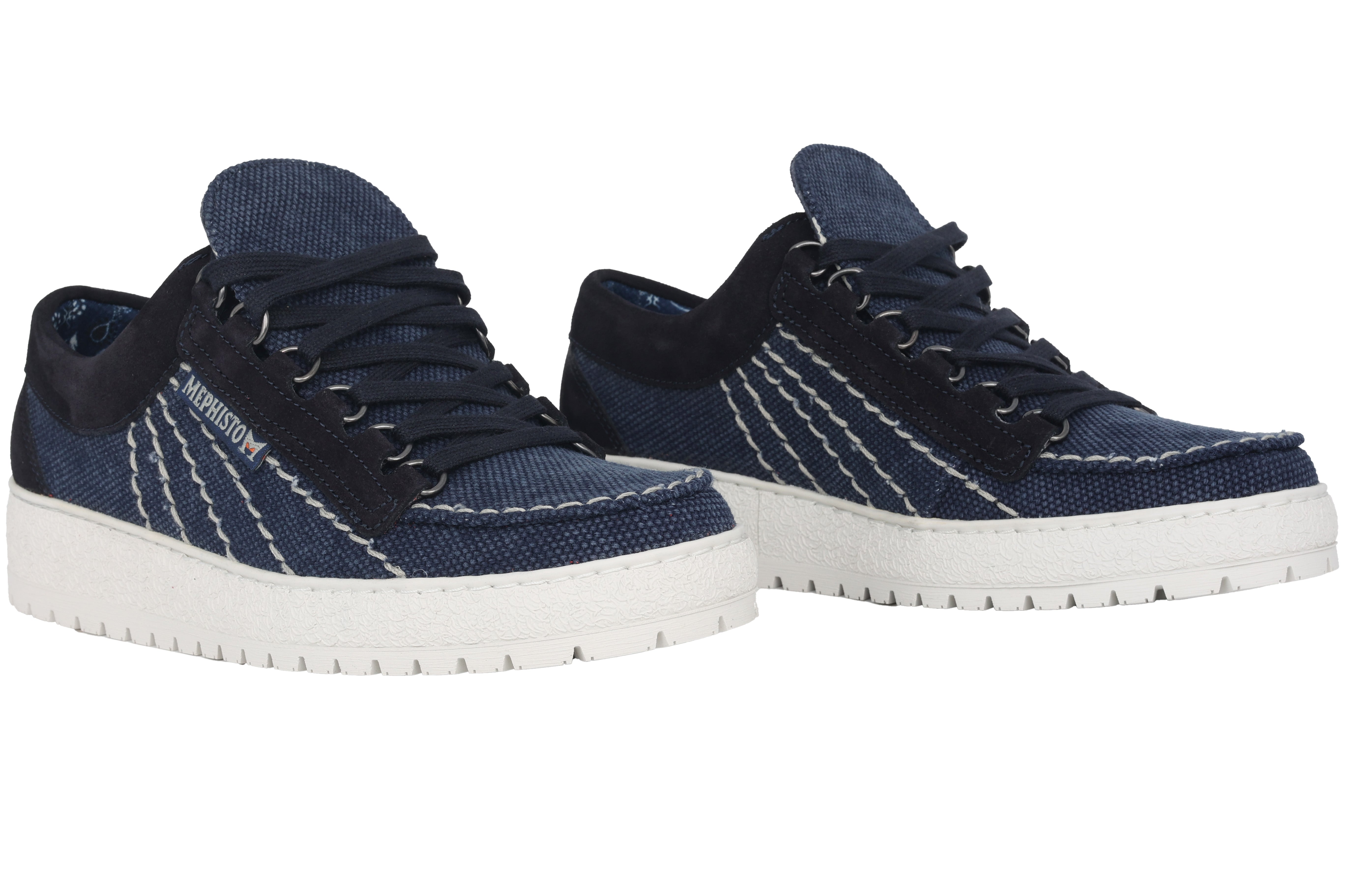 'Rainbow Sun' men's lace-up shoe - blue