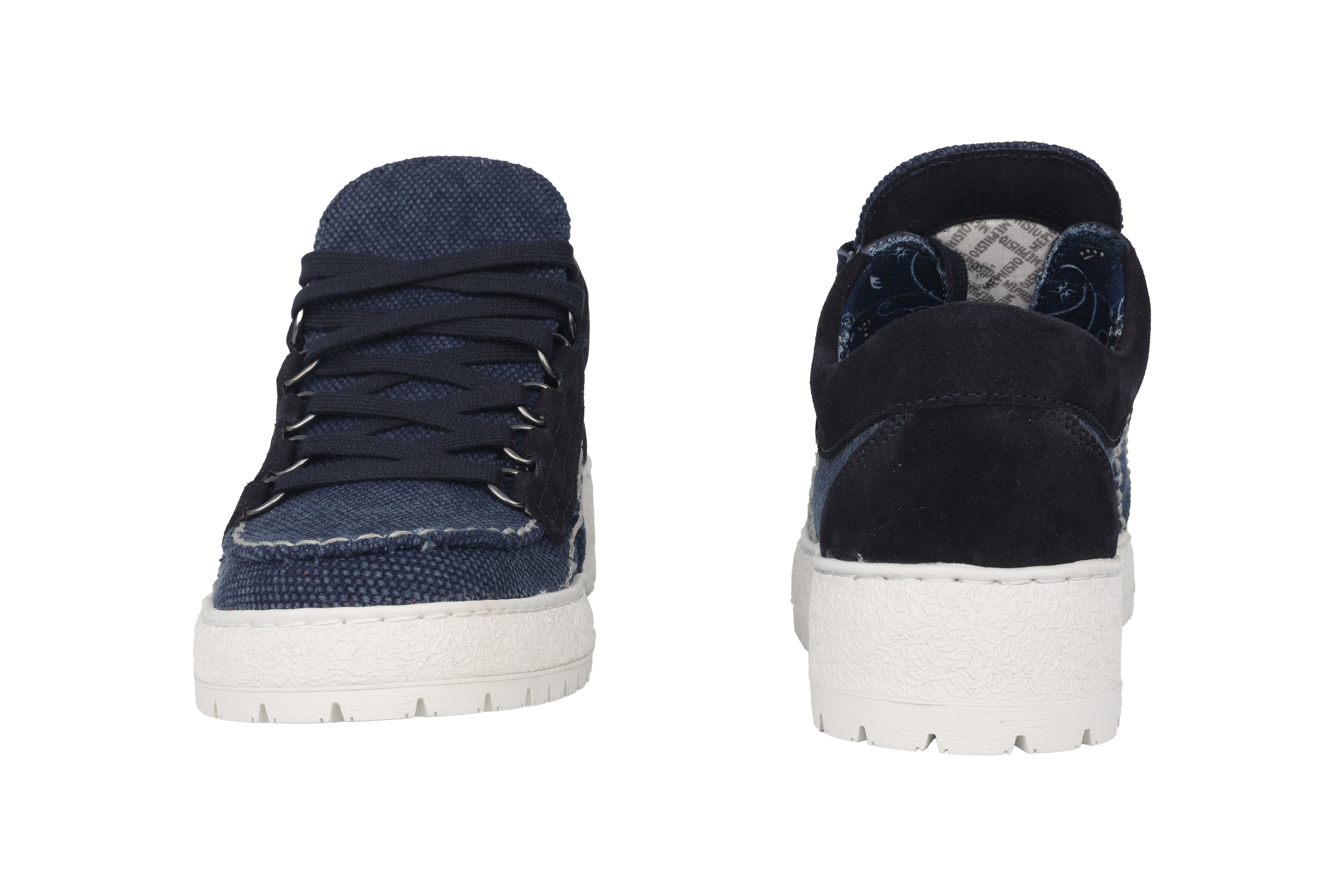 'Rainbow Sun' men's lace-up shoe - blue