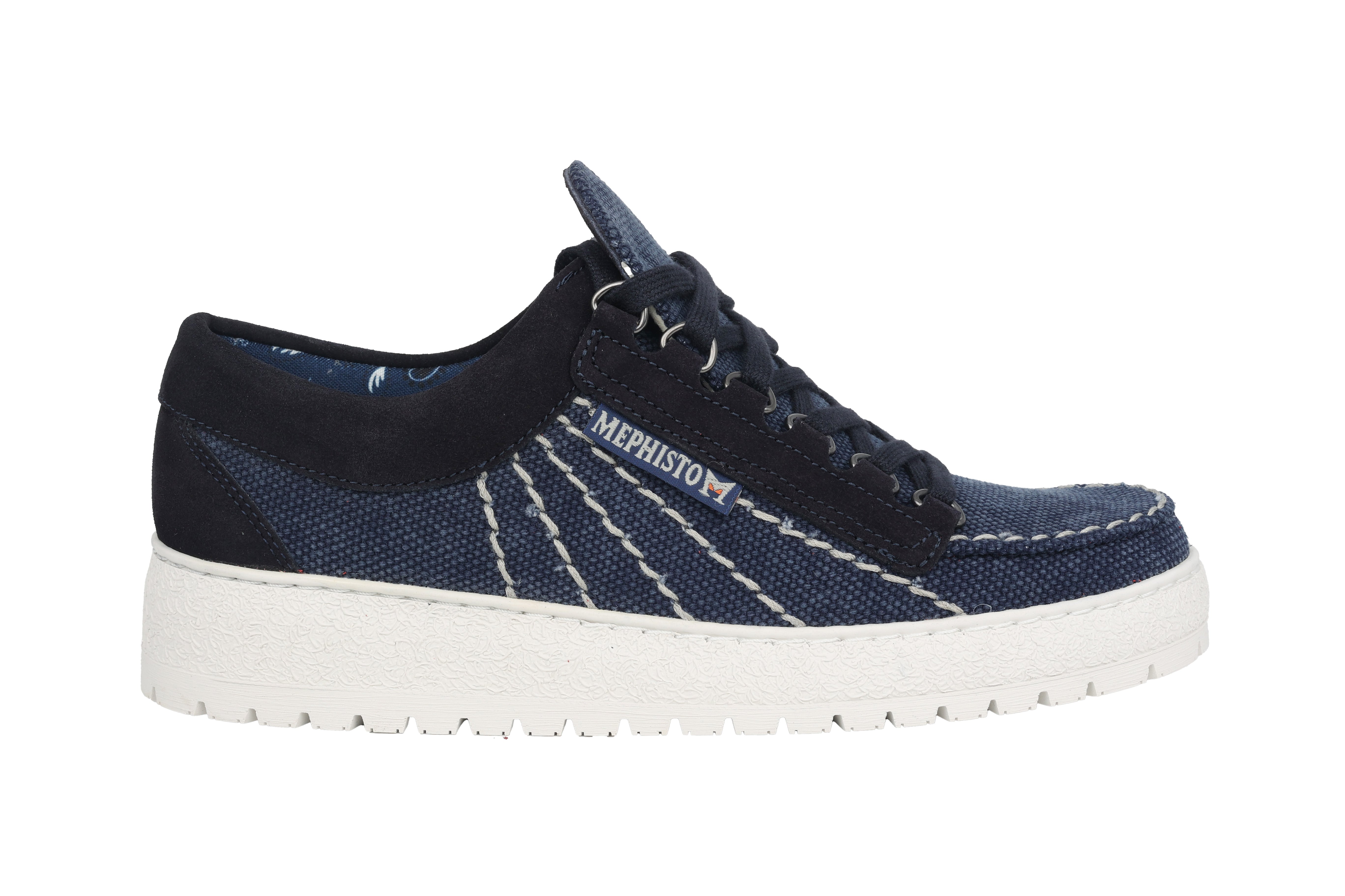 'Rainbow Sun' men's lace-up shoe - blue