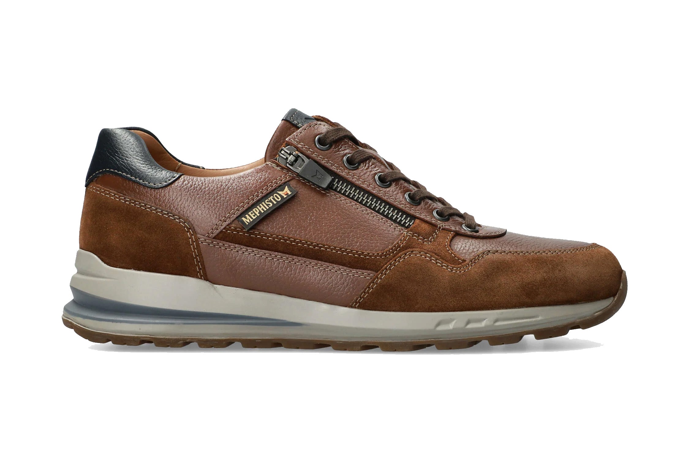 Heren veterschoenen 'Bradley' - beige
