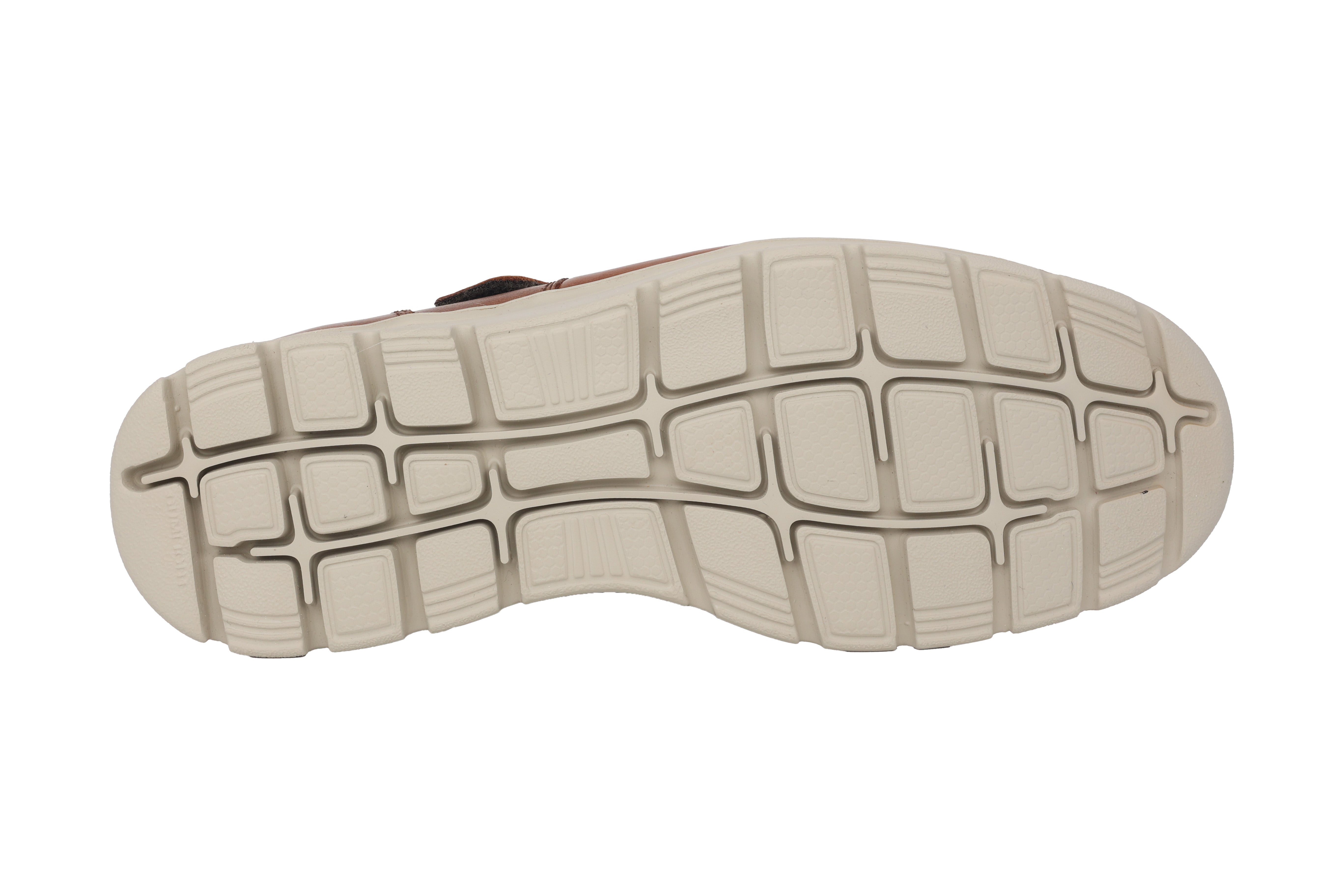 Ergonomische Herrensandale 'Kenneth' mit breiter Passform (H) – Haselnussbraun