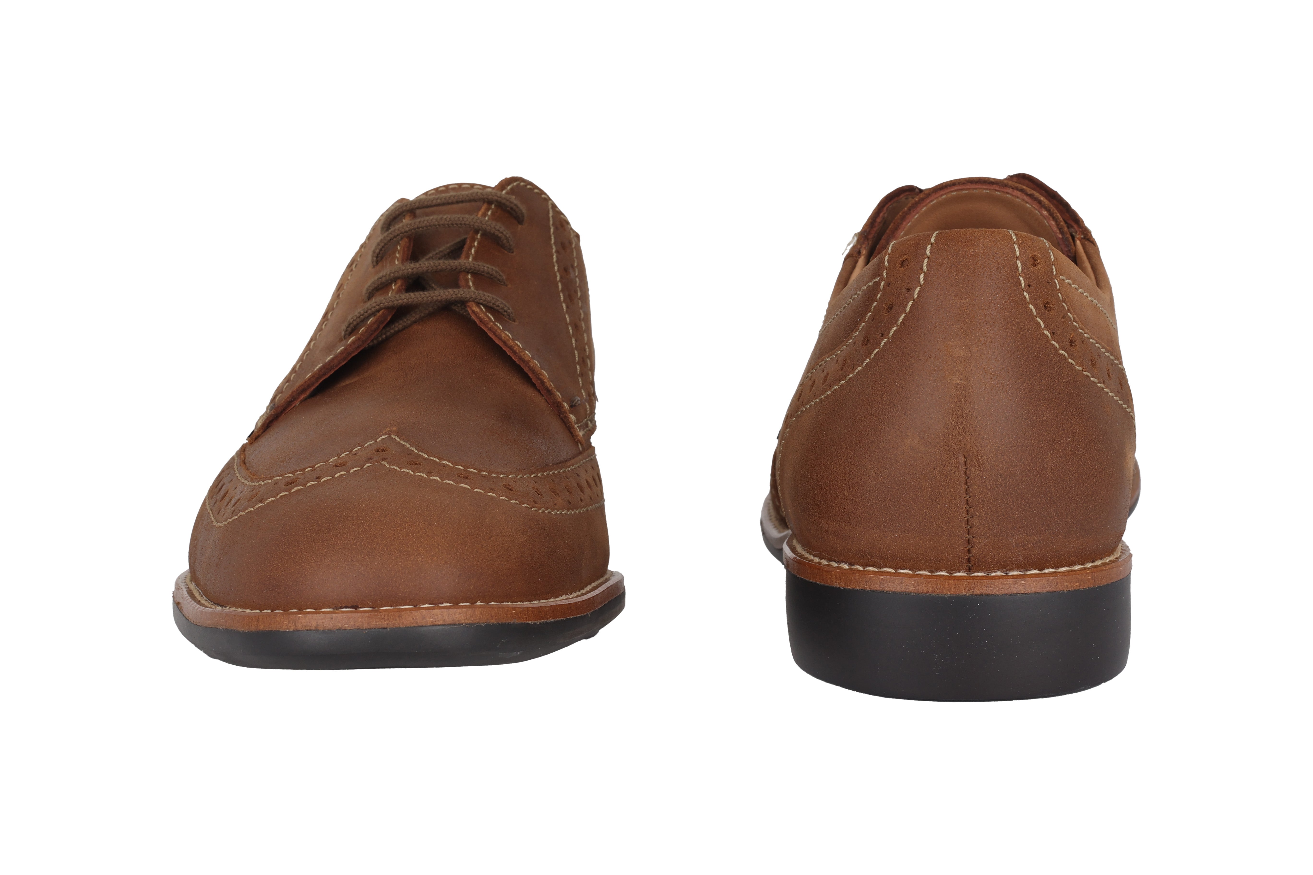 Pánská šněrovací obuv 'Feros' - Hnědá