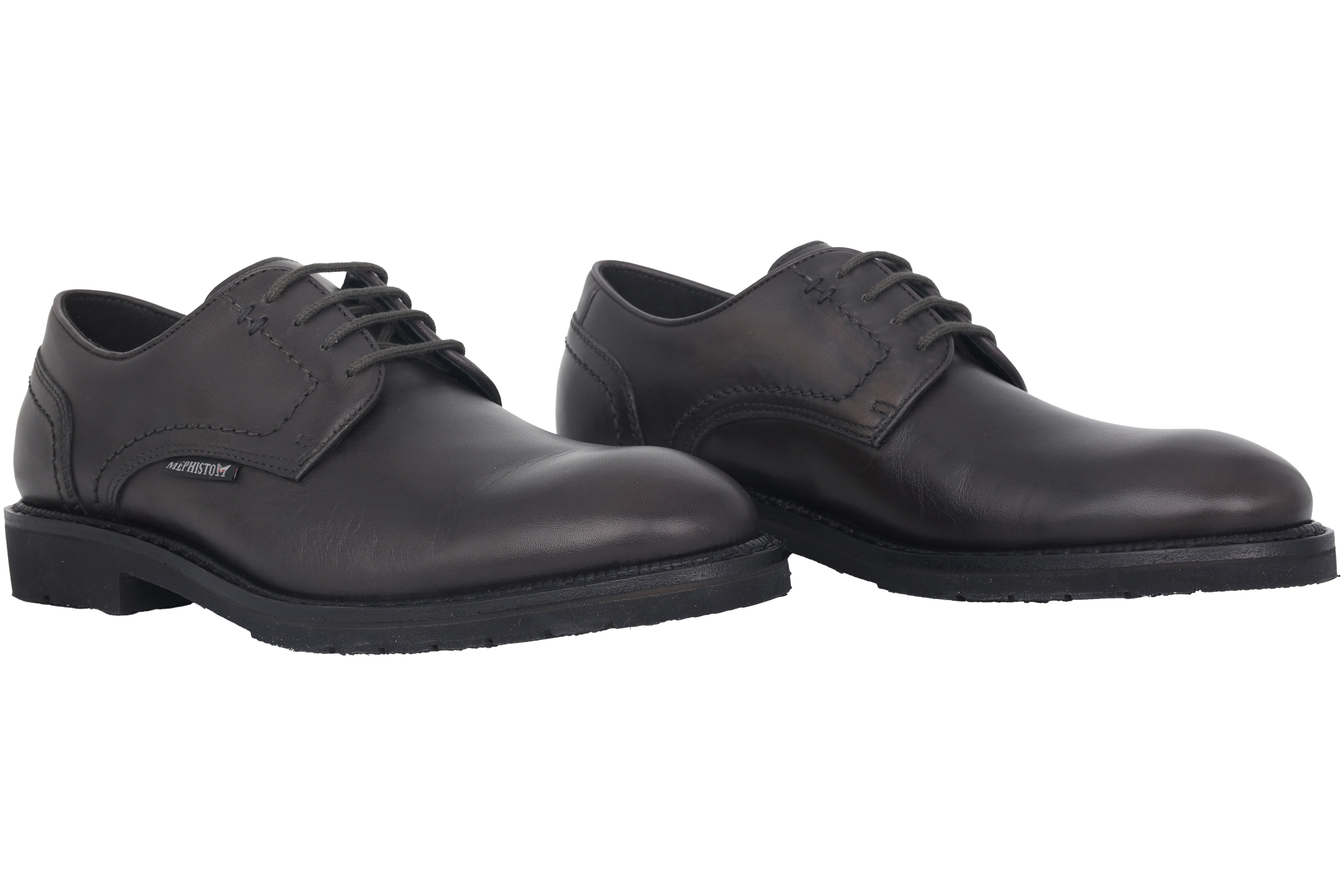 Handgefertigter Herren-Schnürschuh 'Nikola' - Grau