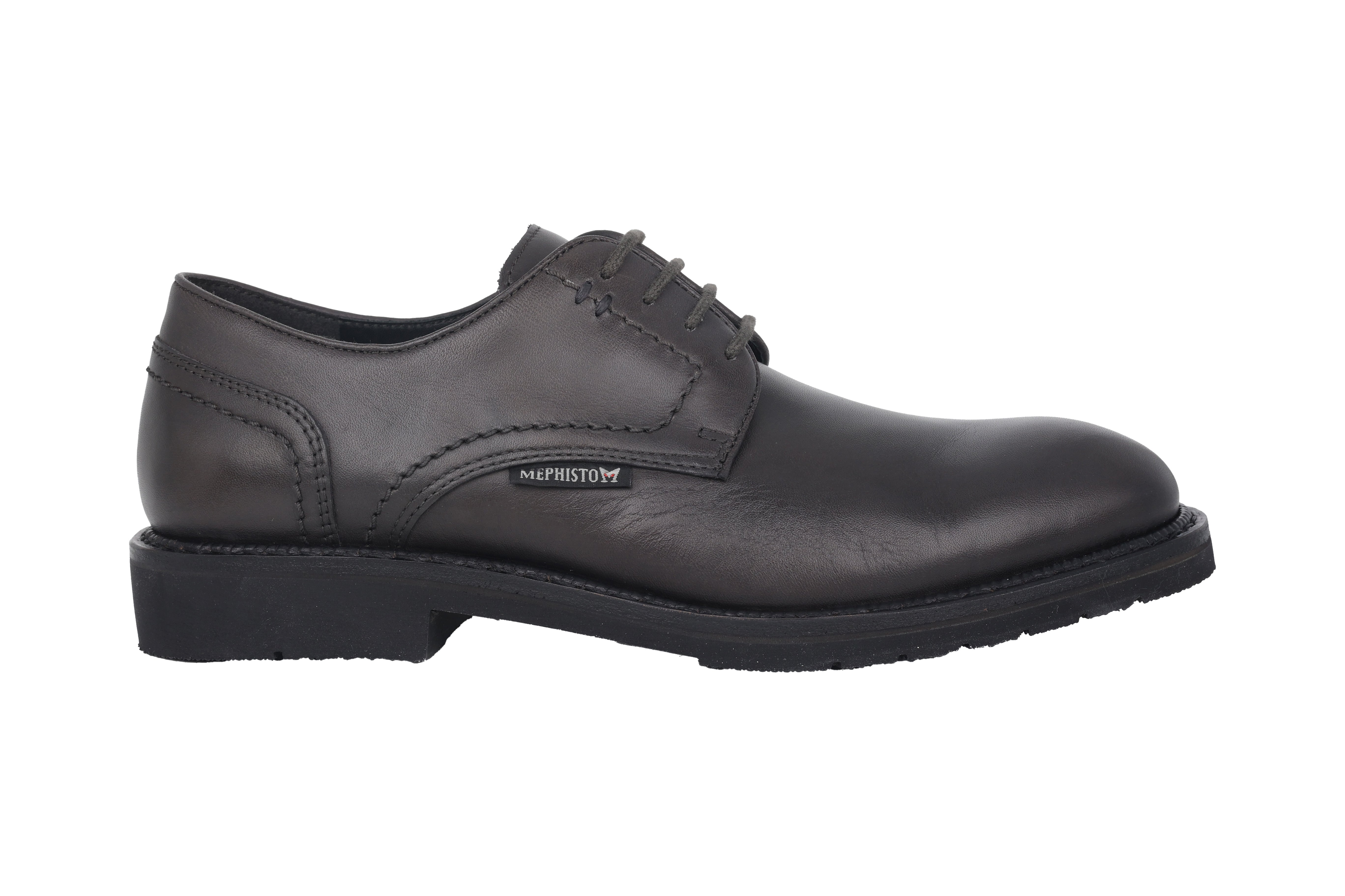 Handgefertigter Herren-Schnürschuh 'Nikola' - Grau