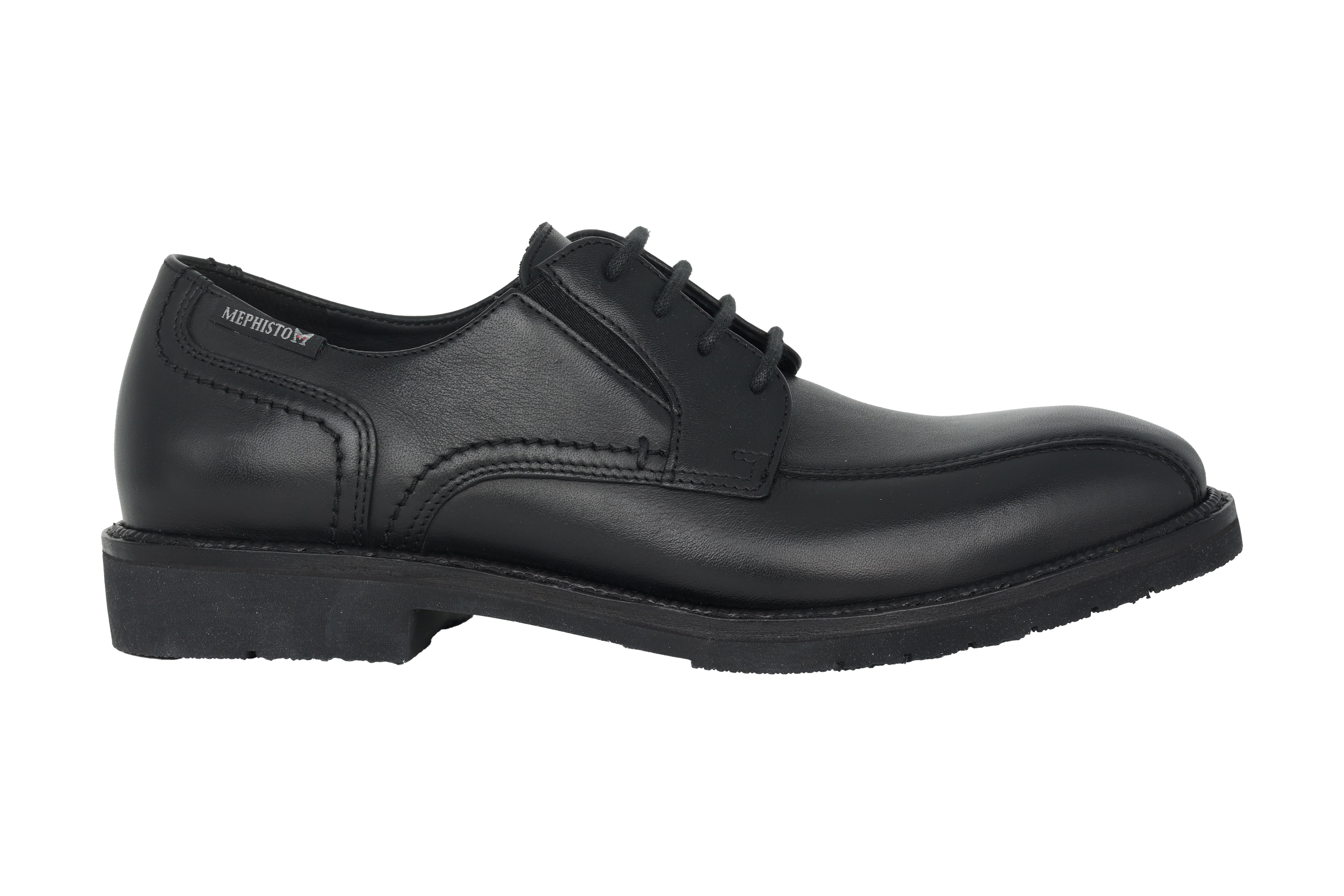Zapato con cordones para hombre hecho a mano 'Nelson' - Negro