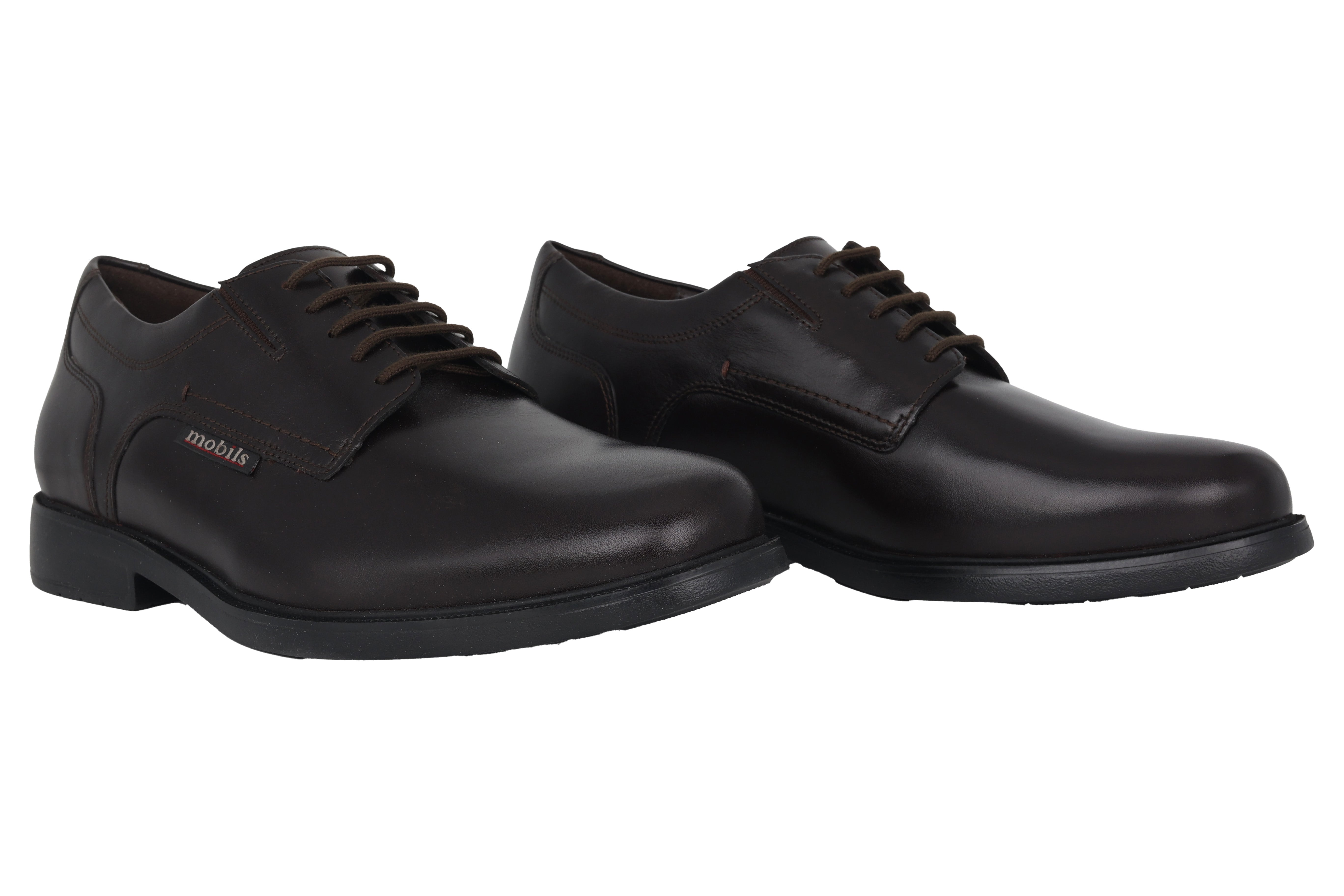 Zapatos de vestir ergonómicos para hombre 'Abrizo' de corte ancho (H) - Marrón