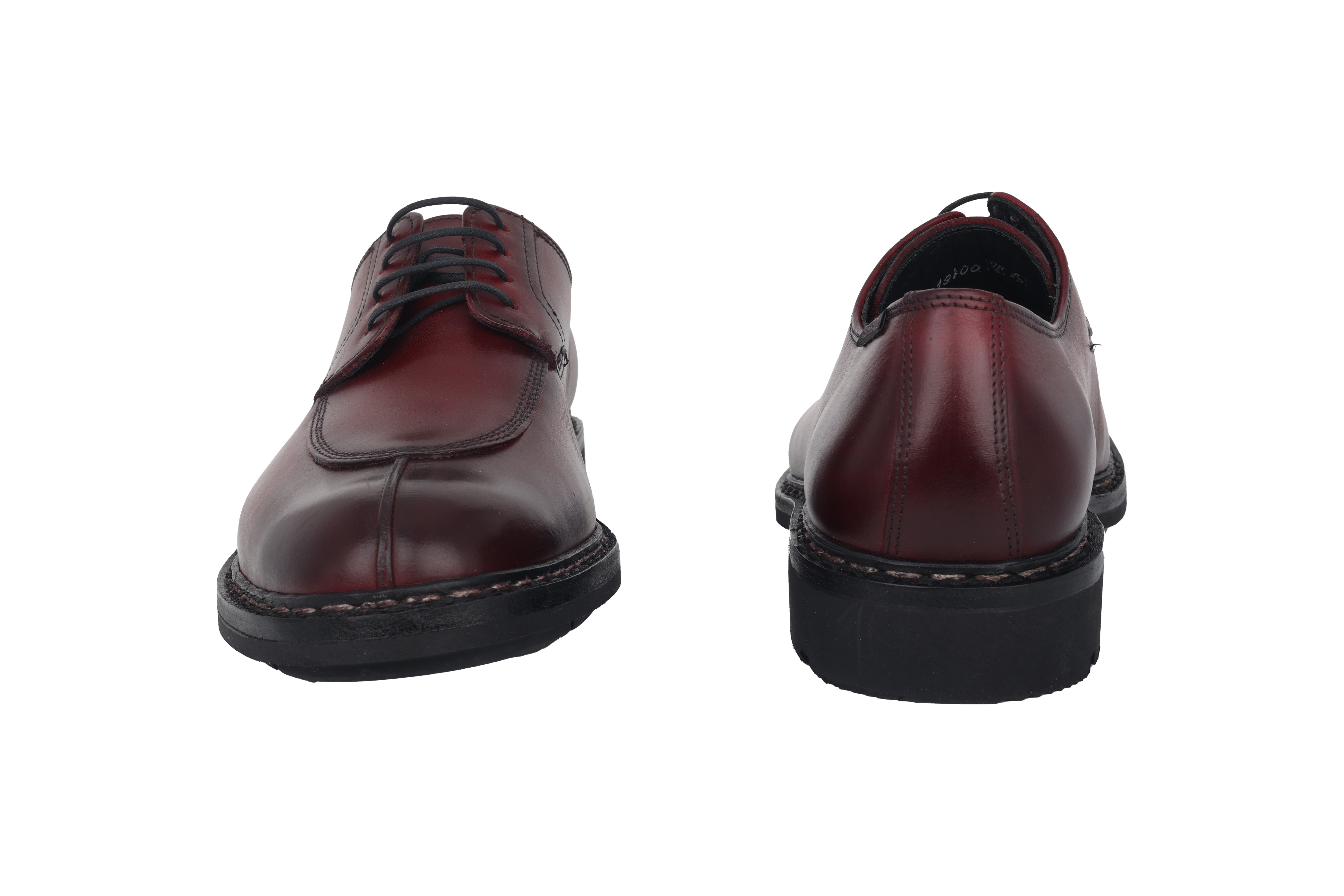 Pánské ručně vyráběné šněrovací boty 'Sandro' - Červená