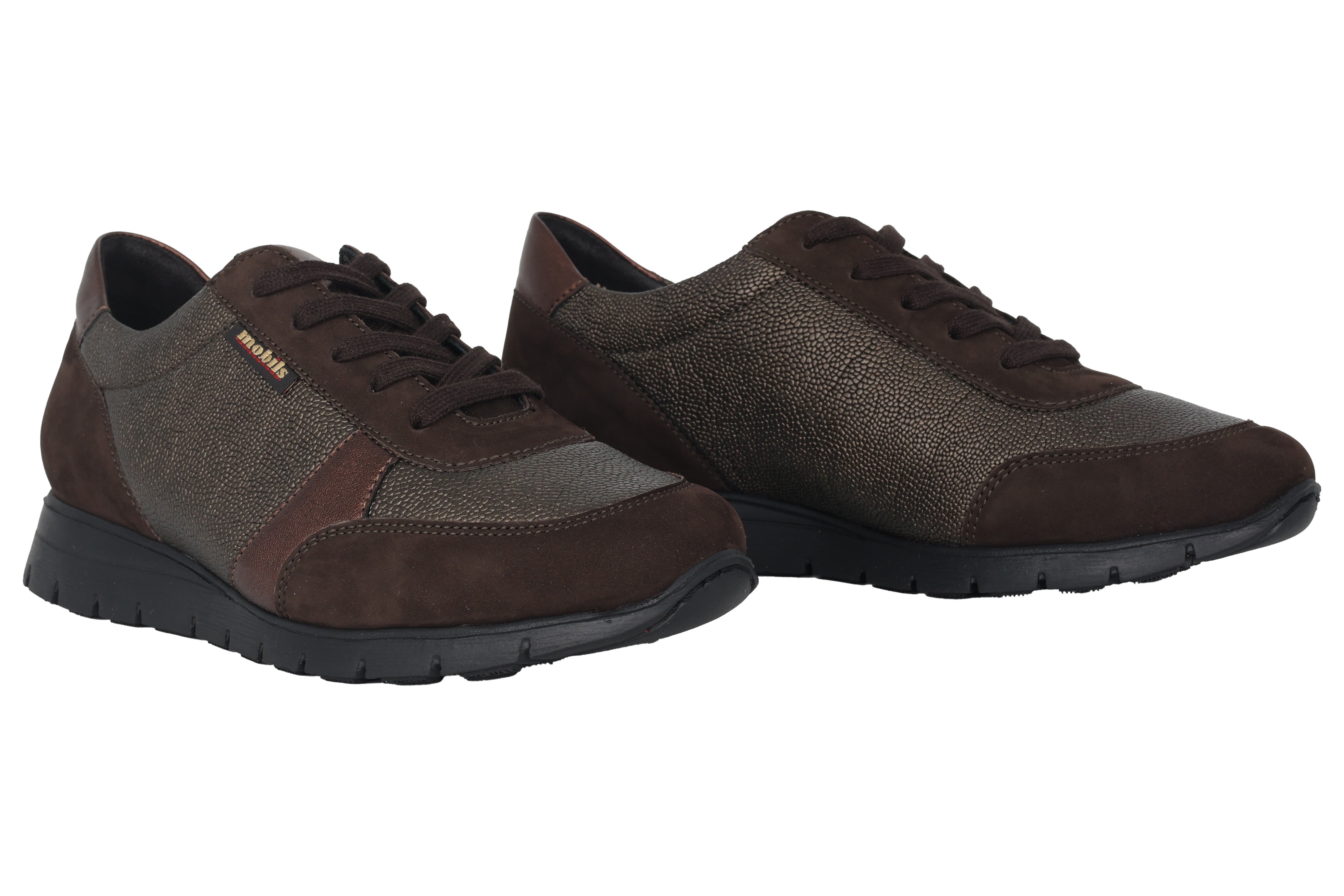 Sneaker da donna "Dalilha" con vestibilità ampia (h) asso-up - marrone