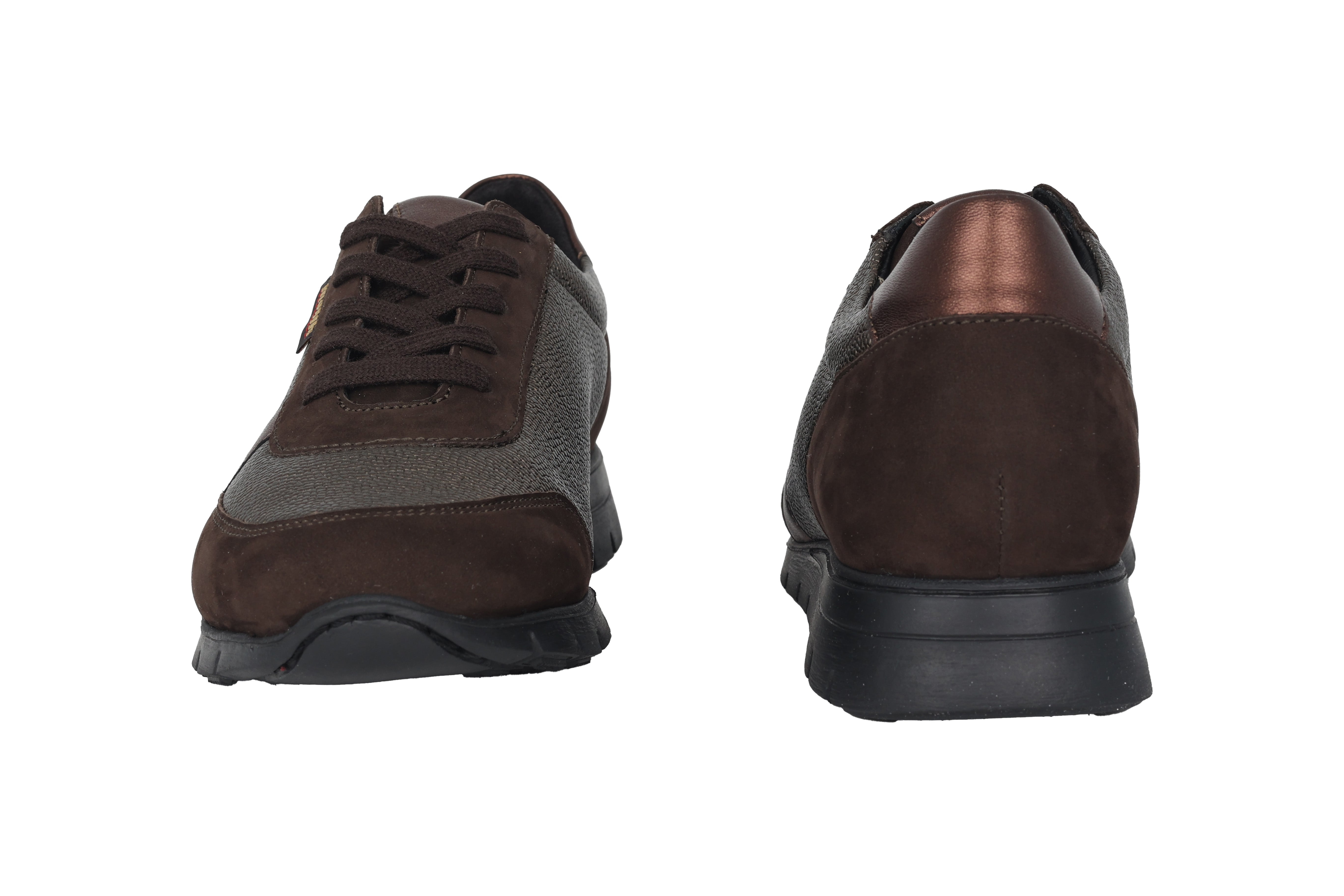 Sneaker da donna "Dalilha" con vestibilità ampia (h) asso-up - marrone