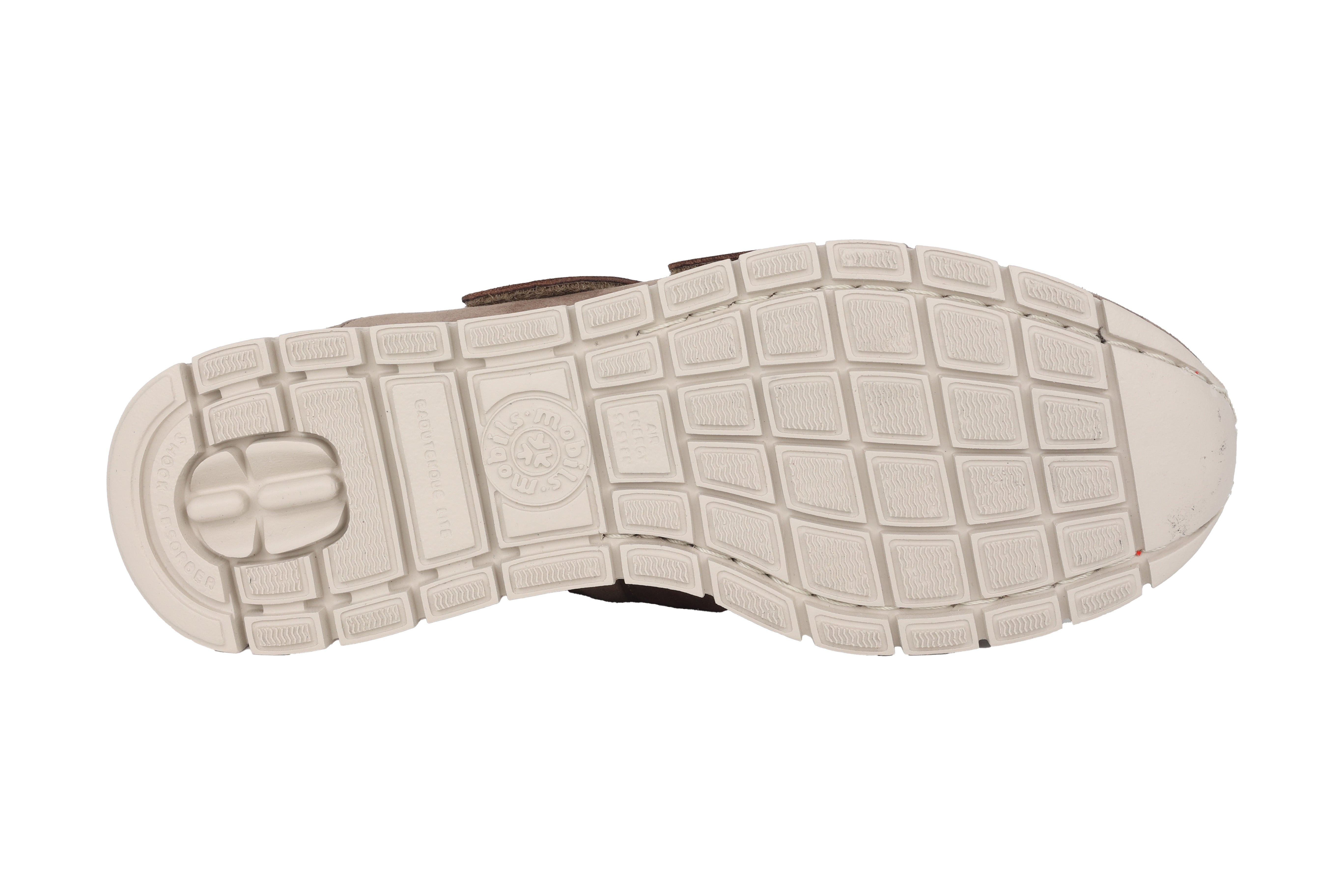 Sapato feminino com alça larga 'Denitsa' (H) - cinza