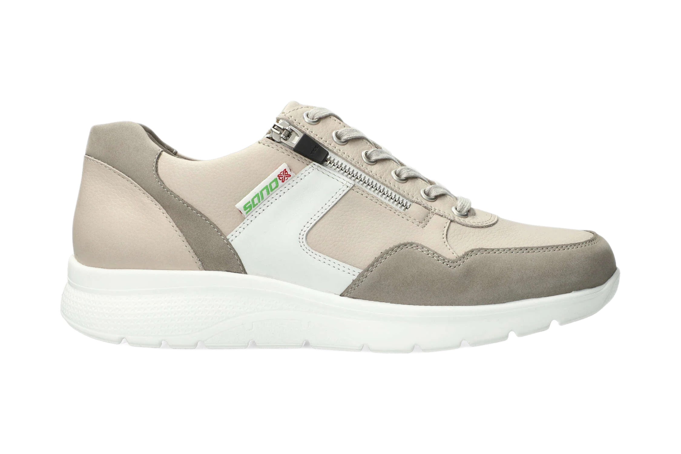 'Amory' mænds walking rolling wide fit (H) sneaker - grå