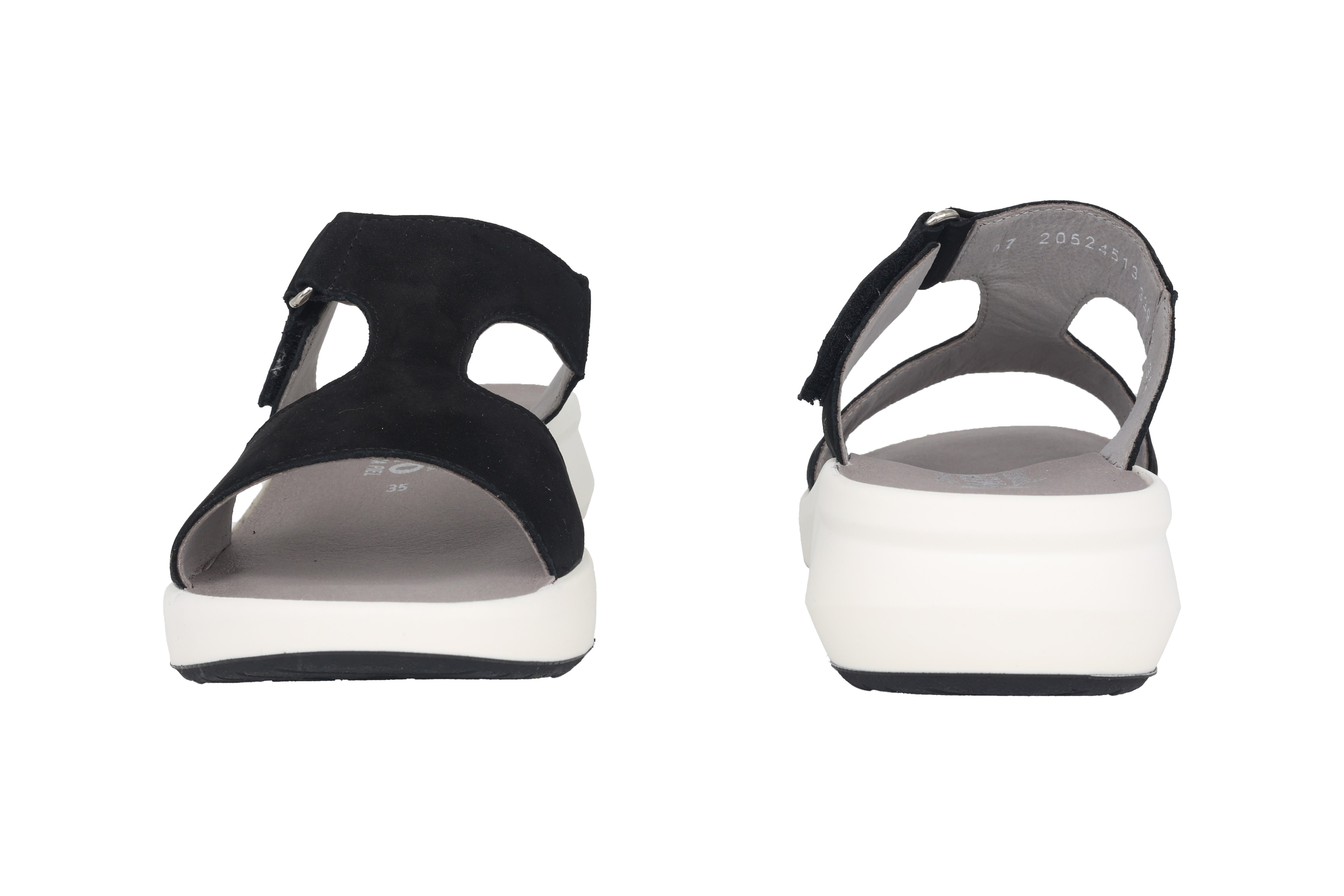 Sandale à enfiler pour femme 'Teeny' - noir