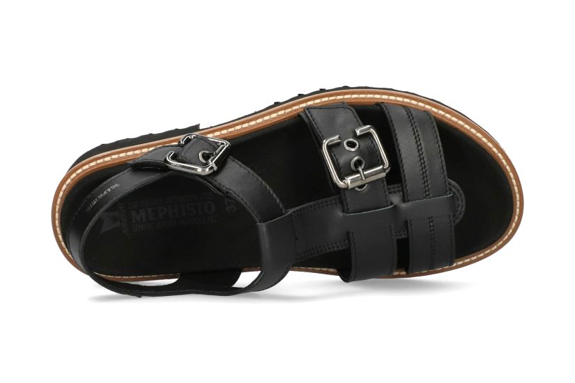 Damessandaal 'Valny' - zwart