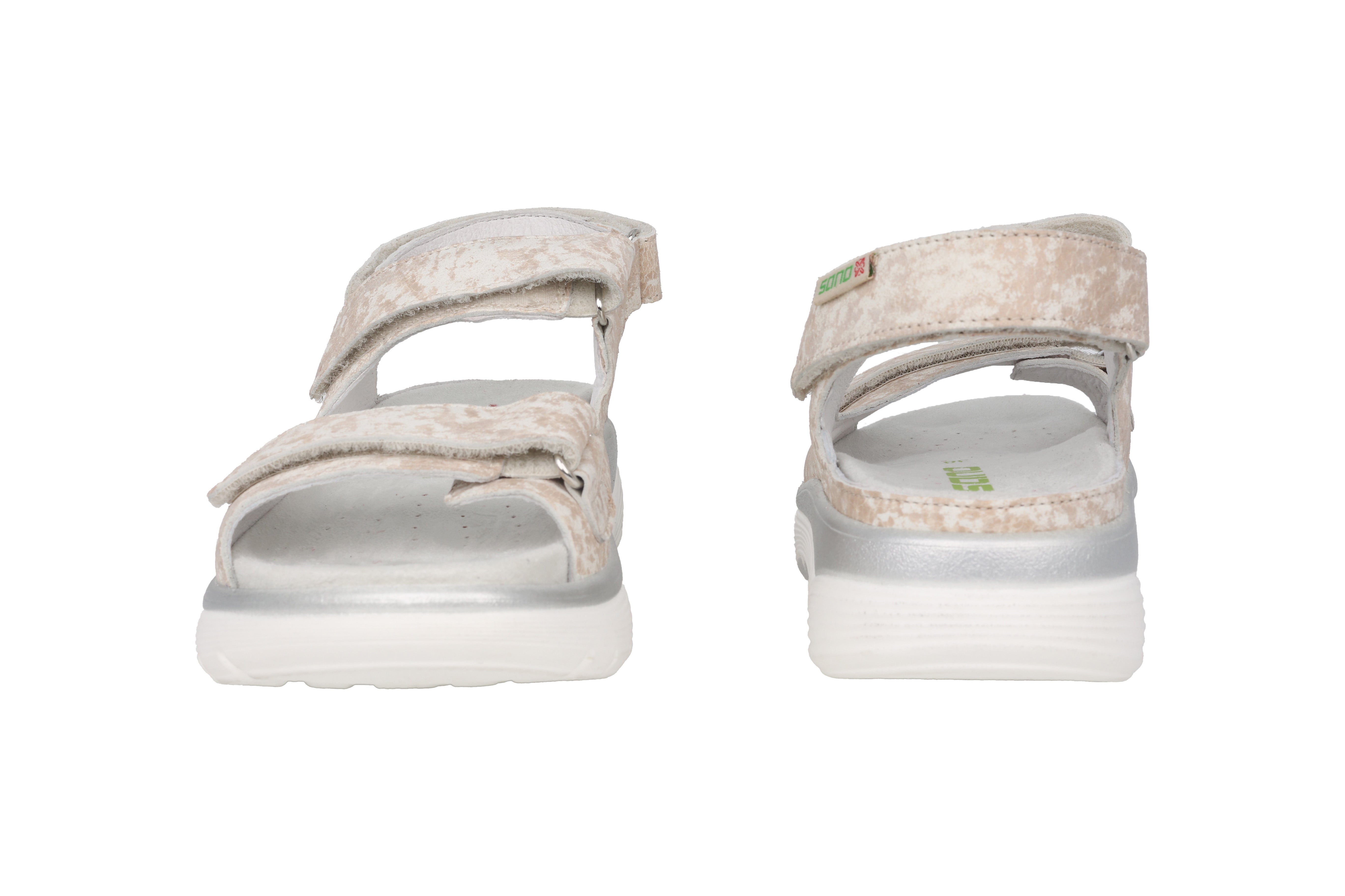 'Norine' women's rolling wide fit (H) sandal - beige