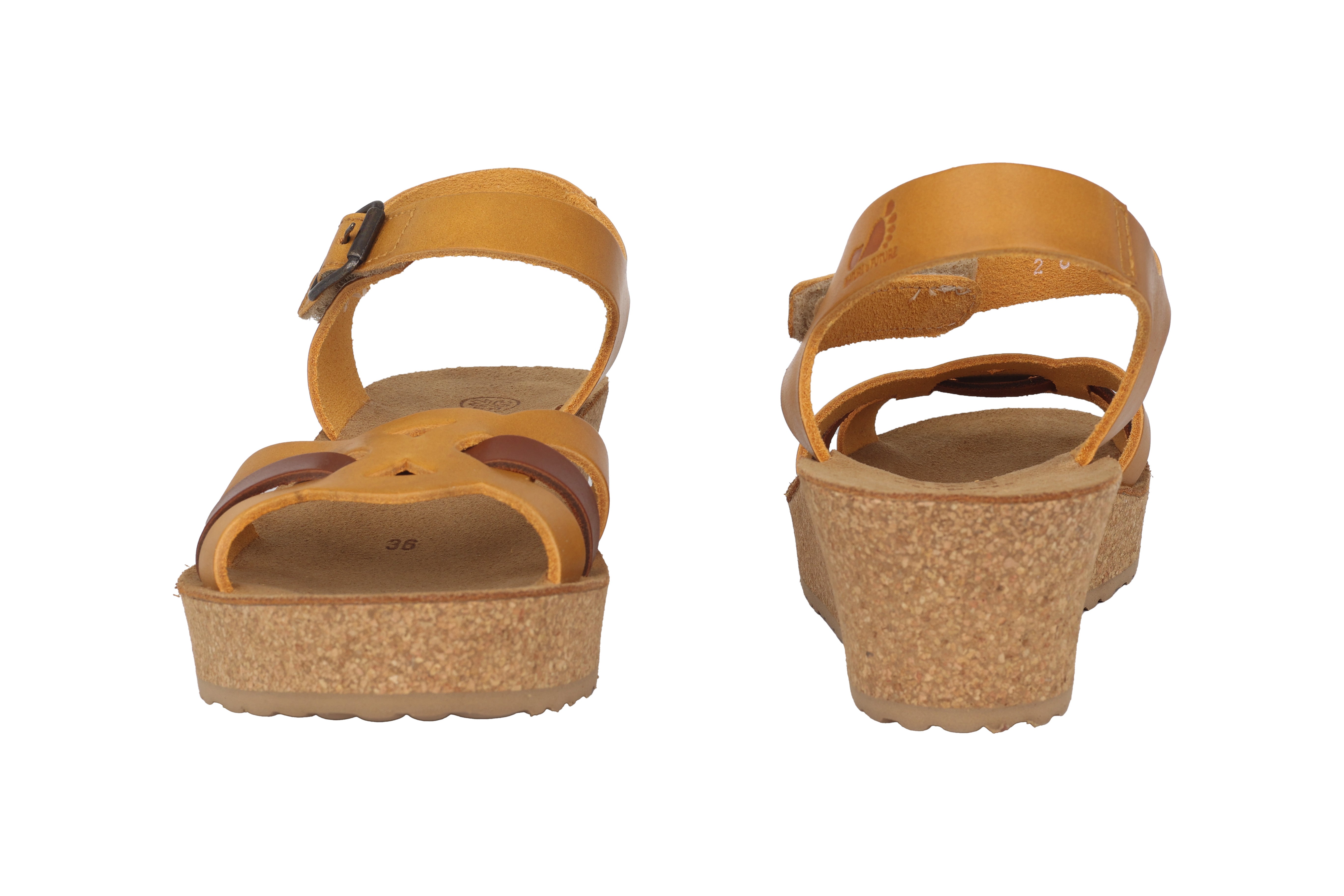 Damensandale „Maryline“ NATURE IS FUTURE – Braun