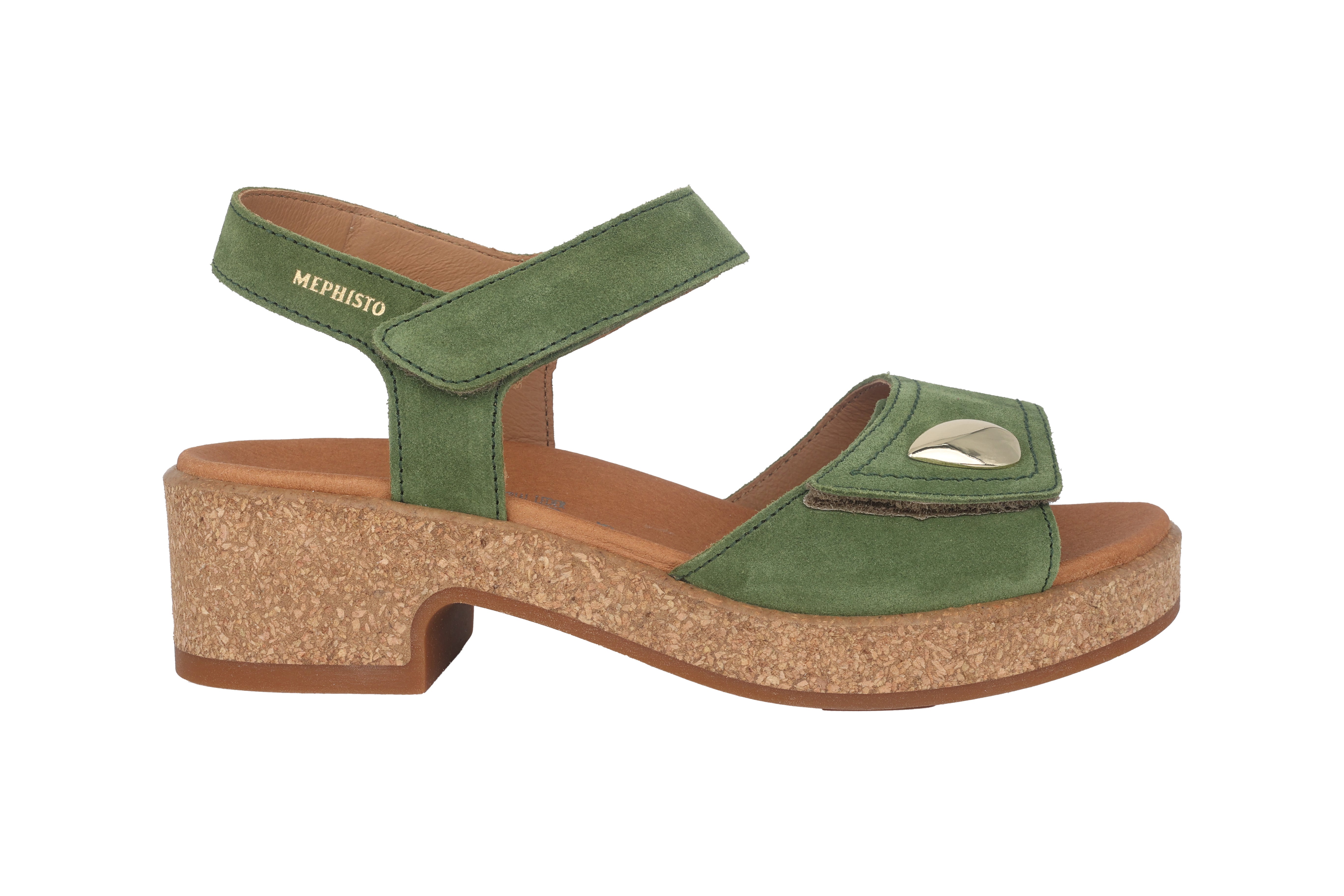 Sandale à brides pour femme 'Franka' - vert