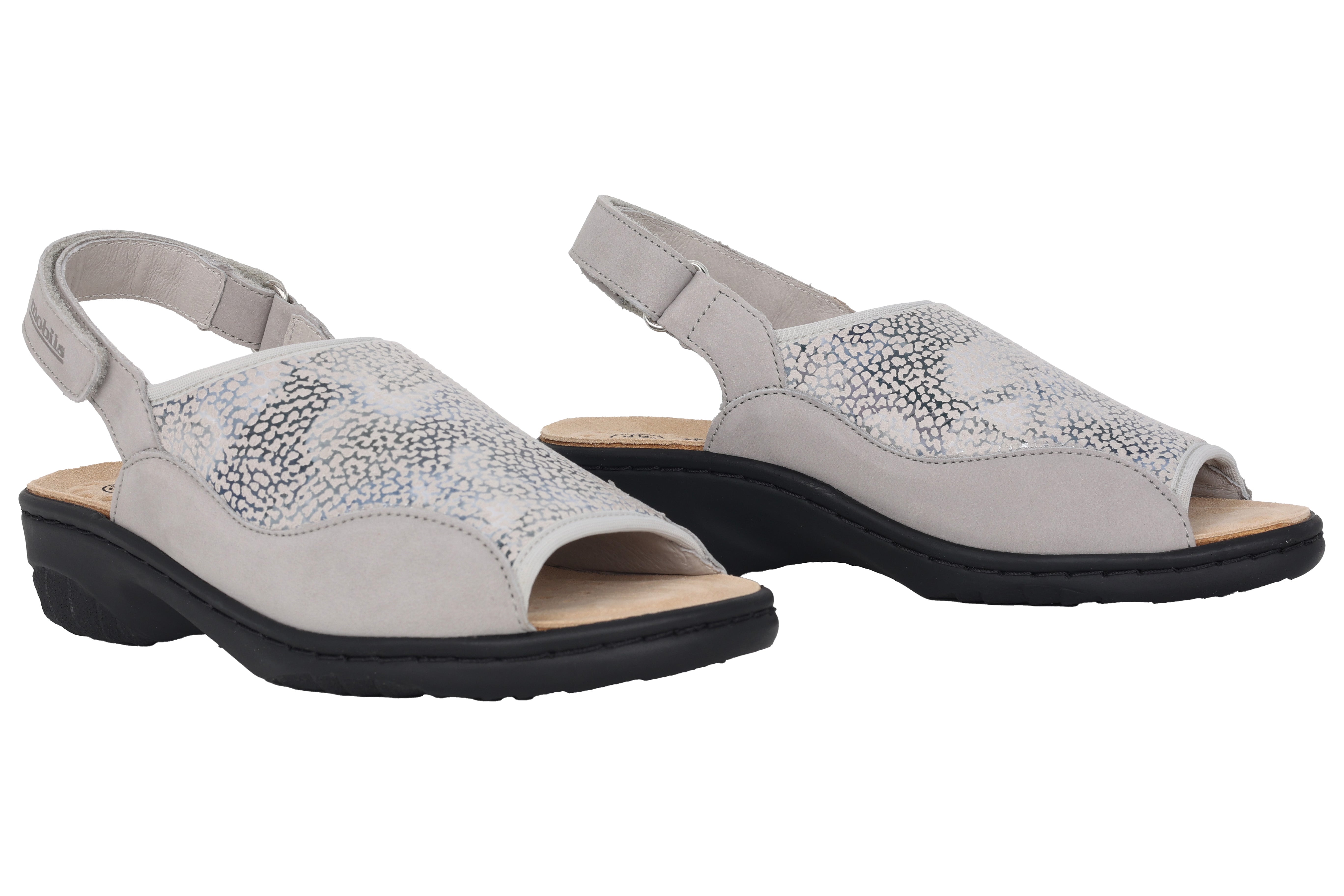'Gisella' ergonomisk bred pasform (H) sandal til kvinder - grå