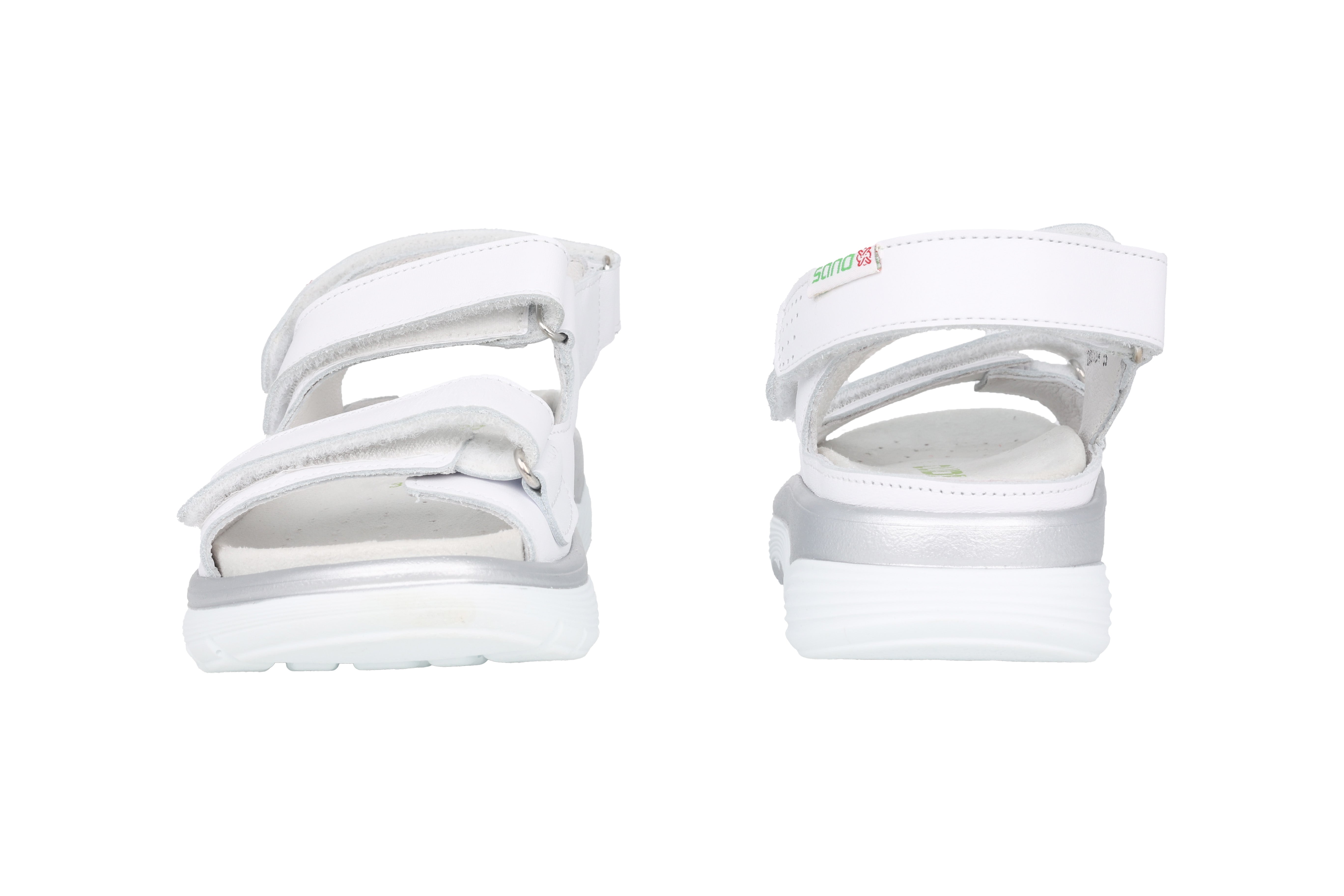 Sandale à roulement large (H) femme 'Norine' - blanc