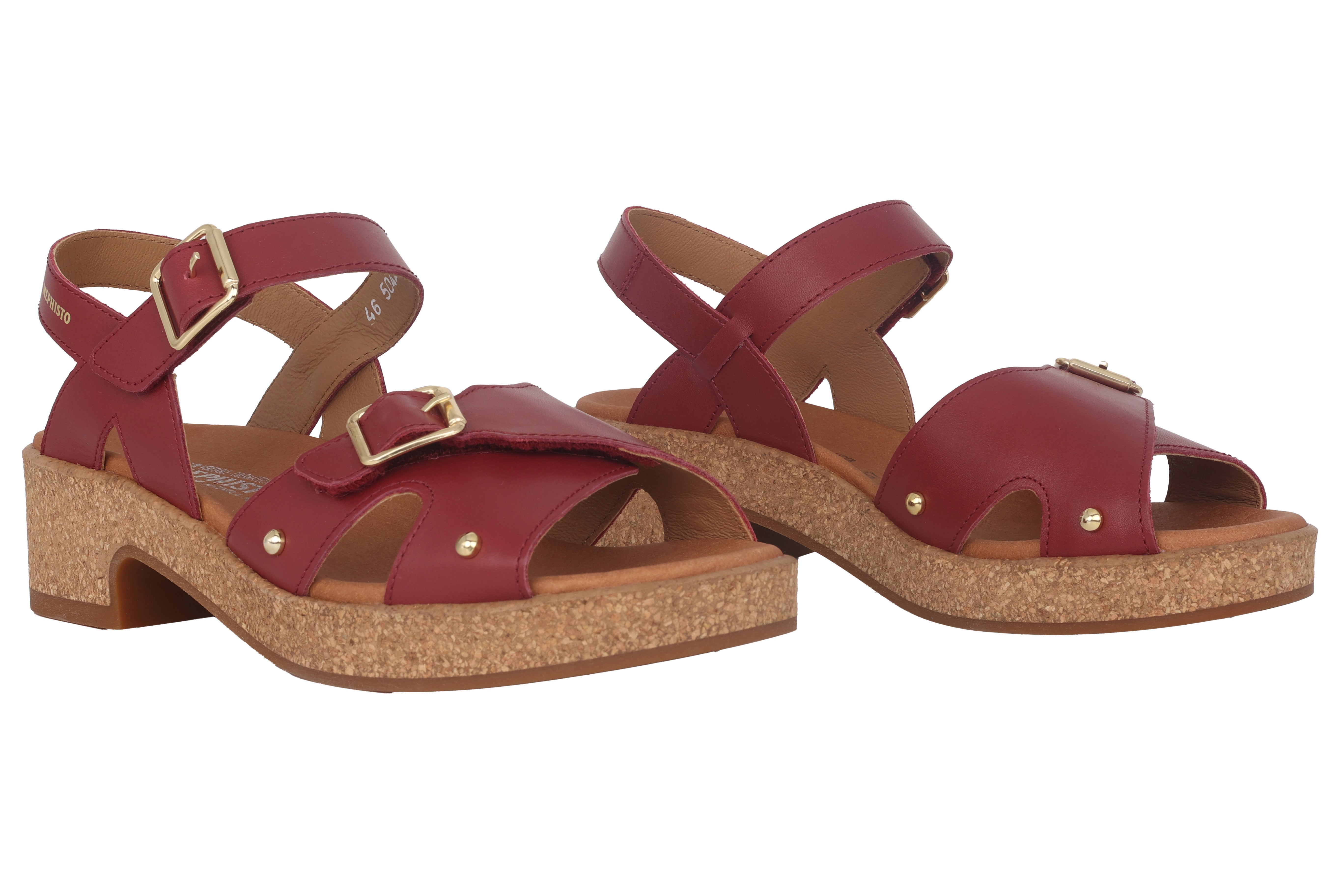 Sandale femme 'Fedora' - rouge