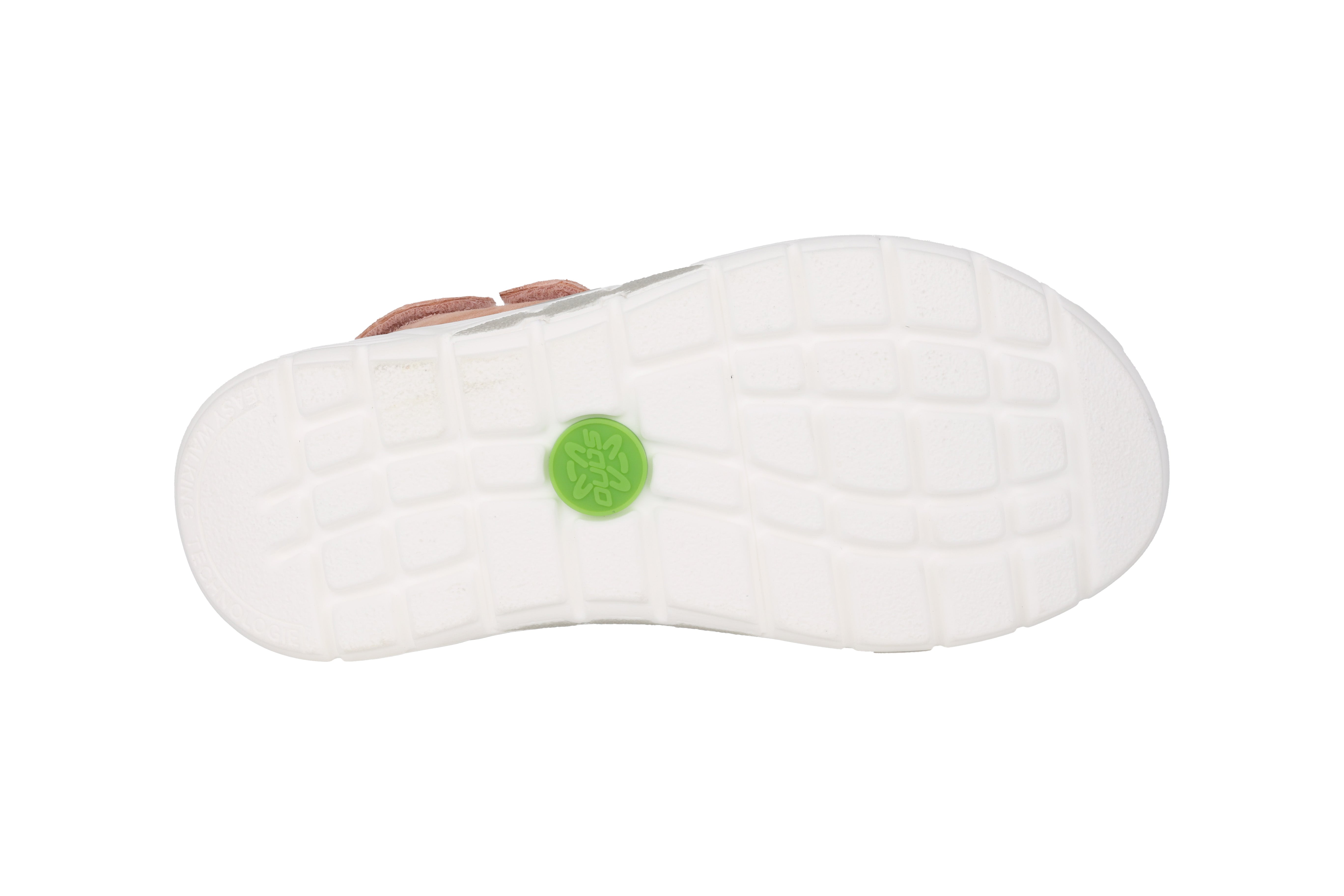 'Norine' sandalia con ruedas para caminar de corte ancho (H) para mujer - naranja