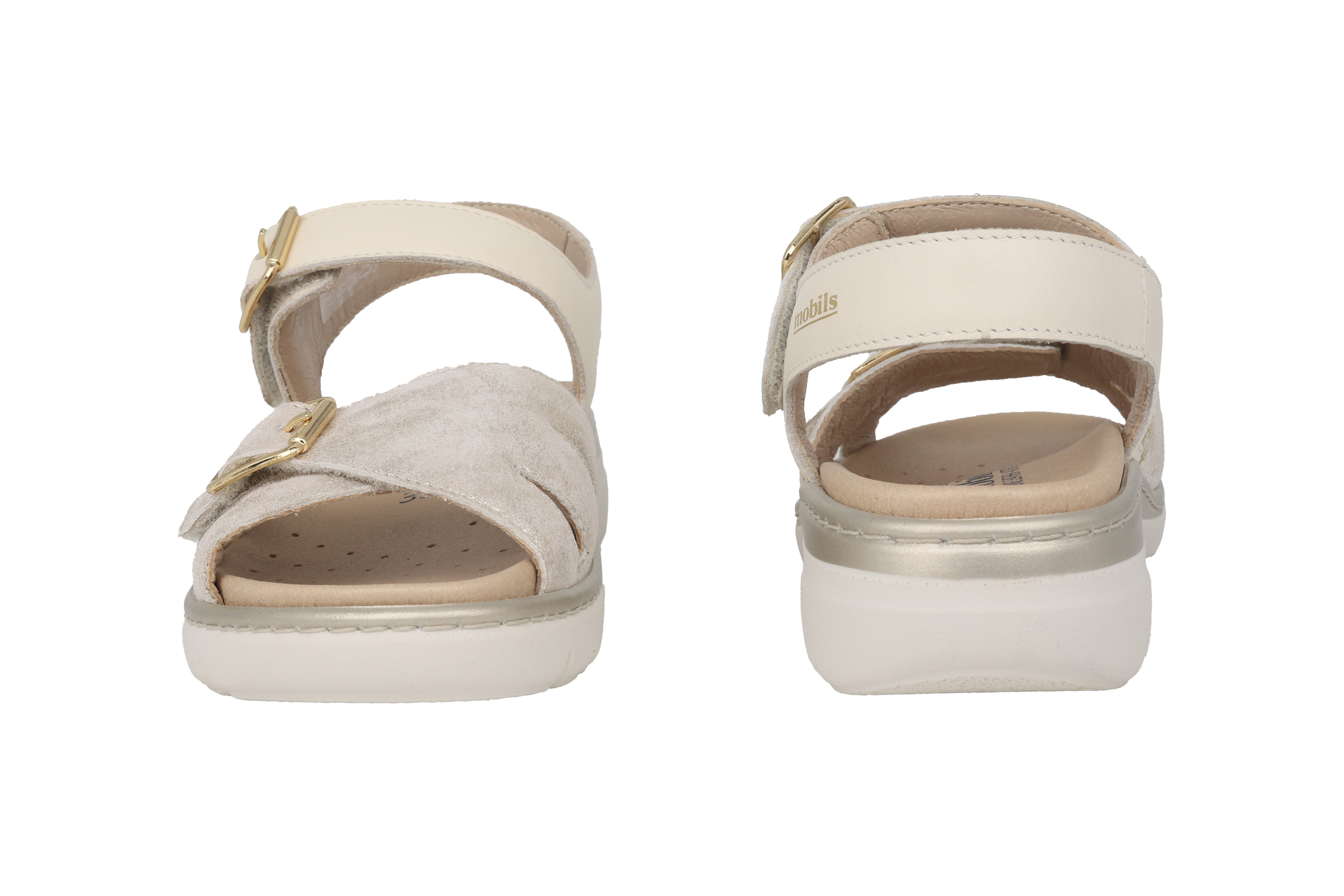 'Leonna' ergonomisk bred pasform (H) sandal til kvinder - taupe