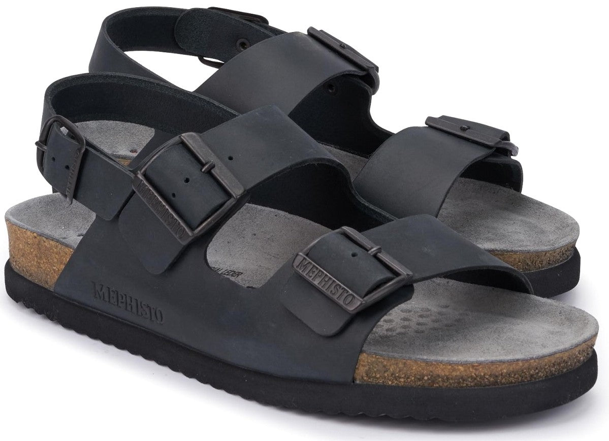 'Nardo' men's sandal - black - Chaplinshoes'Nardo' men's sandal - blackMephisto