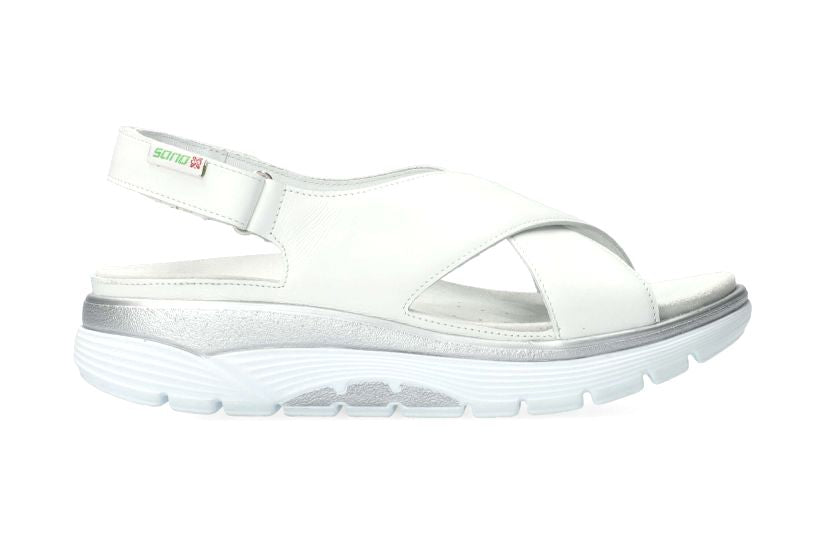 'Nola' women's walking rolling sandal - white - Chaplinshoes'Nola' women's walking rolling sandal - whiteMephisto