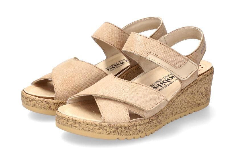 Sandalia ergonómica de mujer 'Noor' de calce ancho (H) - Beige - ChaplinshoesSandalia ergonómica de mujer de calce ancho (H) 'Noor' - BeigeMephisto