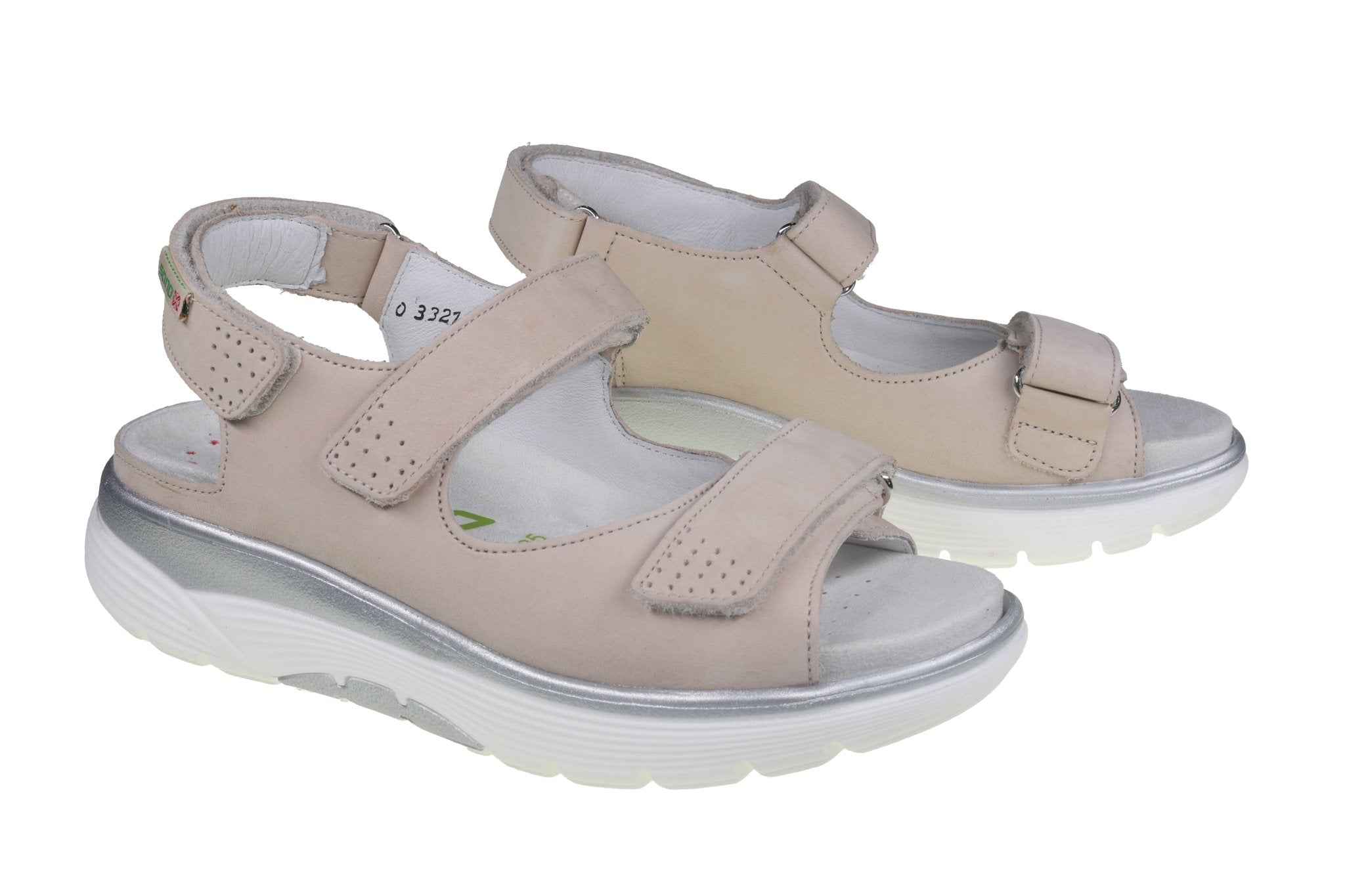 Sandalia con ruedas para mujer 'Norine', corte ancho (H) - beige - Chaplinshoes'Norine' sandalia con ruedas para mujer de corte ancho (H) - beigeMephisto