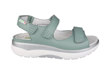 'Norine' women's rolling walking wide fit (H) sandal - green - Chaplinshoes'Norine' women's rolling walking wide fit (H) sandal - greenMephisto
