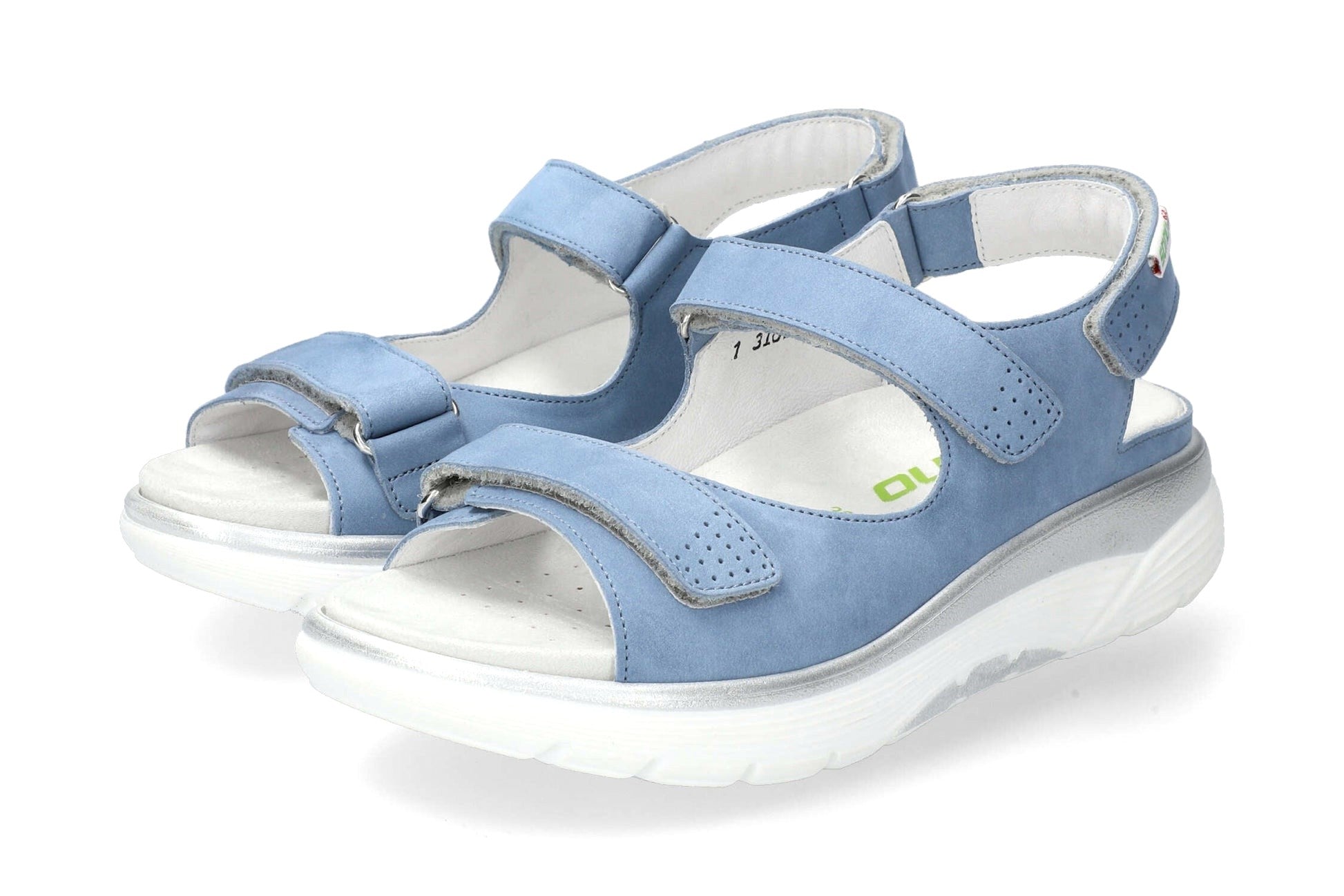 'Norine' women's rolling walking wie fit (H) sandal - blue - Chaplinshoes'Norine' women's rolling walking wie fit (H) sandal - blueMephisto