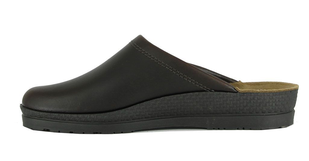'Nuestadt' men's wide - fit (H) clog - Brown - Chaplinshoes'Nuestadt' men's wide - fit (H) clog - BrownRohde