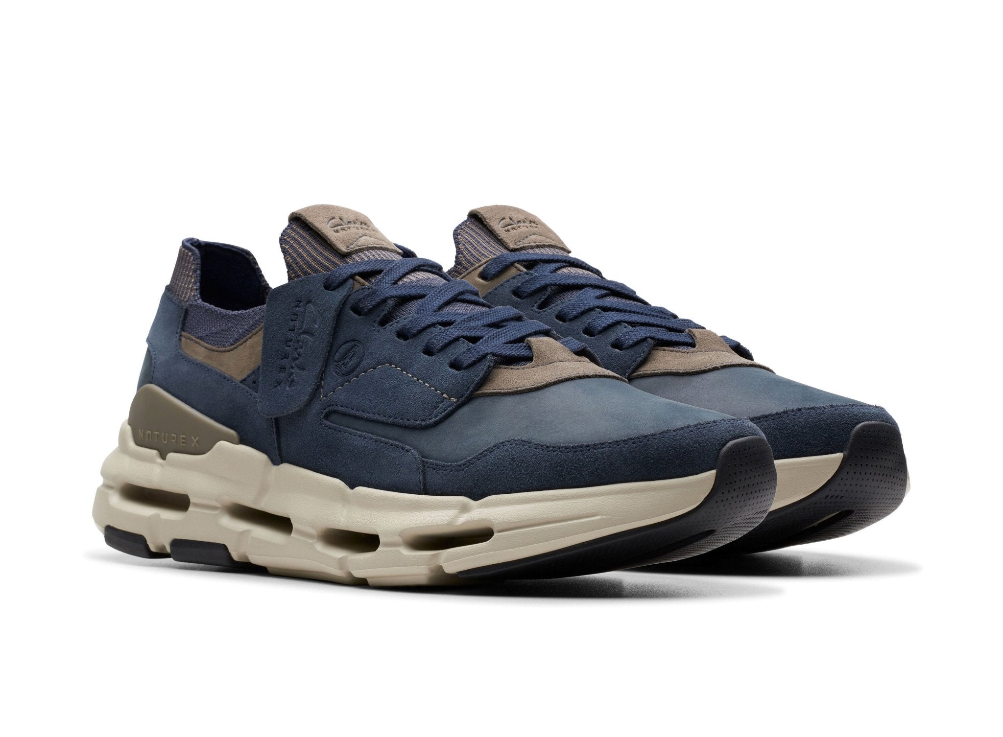 'NXE Lo' men's walking rolling sneaker - Blue - Chaplinshoes'NXE Lo' men's walking rolling sneaker - BlueClarks