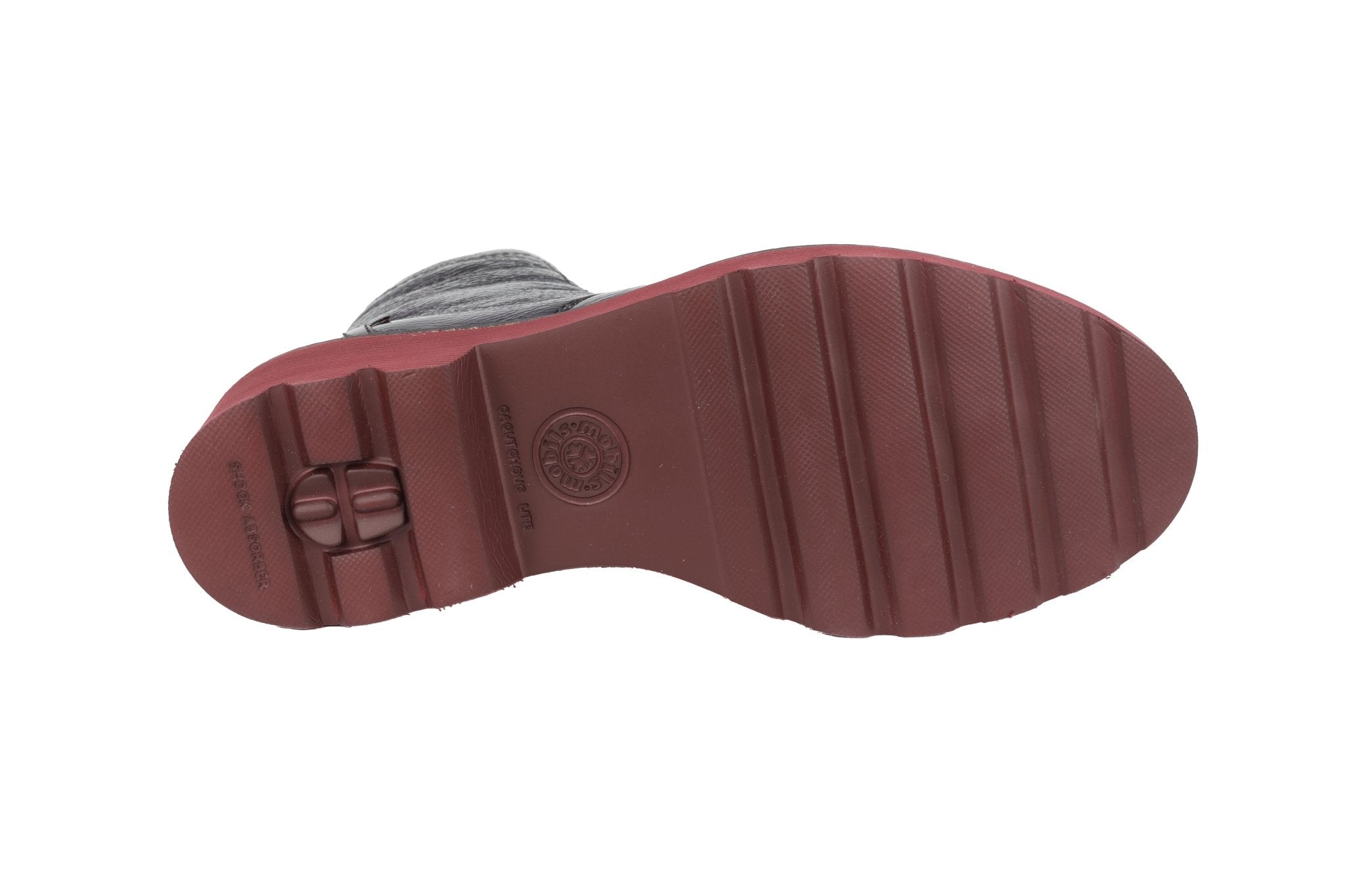 'Odalia N' women's ergonomic wide fit (H) boot - Grey patent - Chaplinshoes'Odalia N' women's ergonomic wide fit (H) boot - Grey patentMephisto