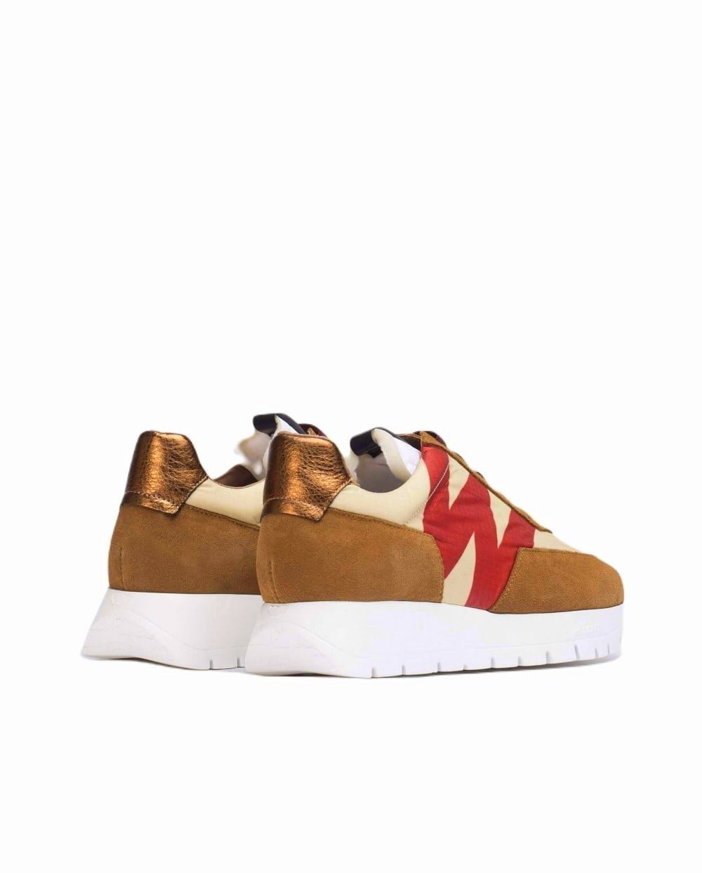 'Odisei' women's sneaker - brown mix - Chaplinshoes'Odisei' women's sneaker - brown mixWonders