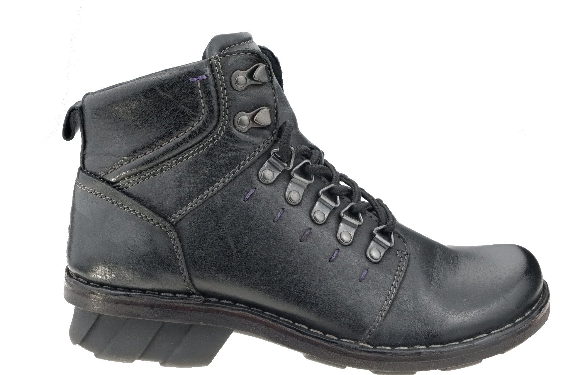 Stivaletto stringato da donna 'Okinawa' - Nero - ChaplinshoesStivaletto stringato da donna "Okinawa" - BlackCamel Active