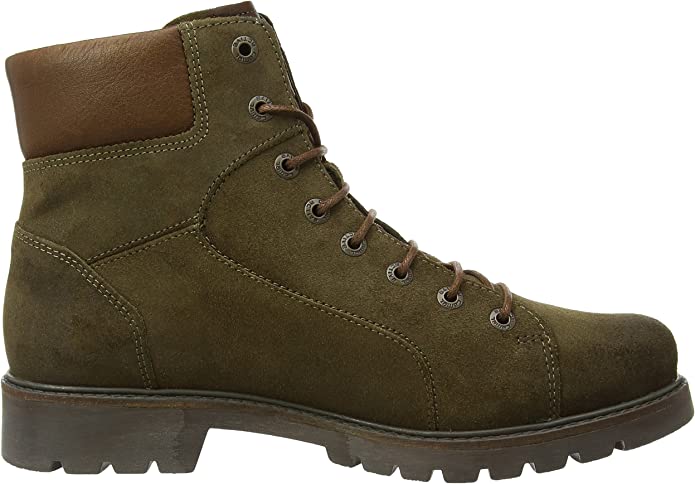 Bota feminina 'Outback' com forro quente e cadarço - Verde - ChaplinshoesBota feminina 'Outback' com forro quente e cadarço - GreenCamel Active