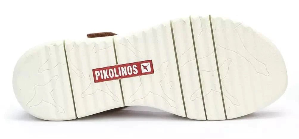 Sandalo da donna 'Palma' - marrone bianco - ChaplinshoesSandalo da donna 'Palma' - marrone biancoPikolinos