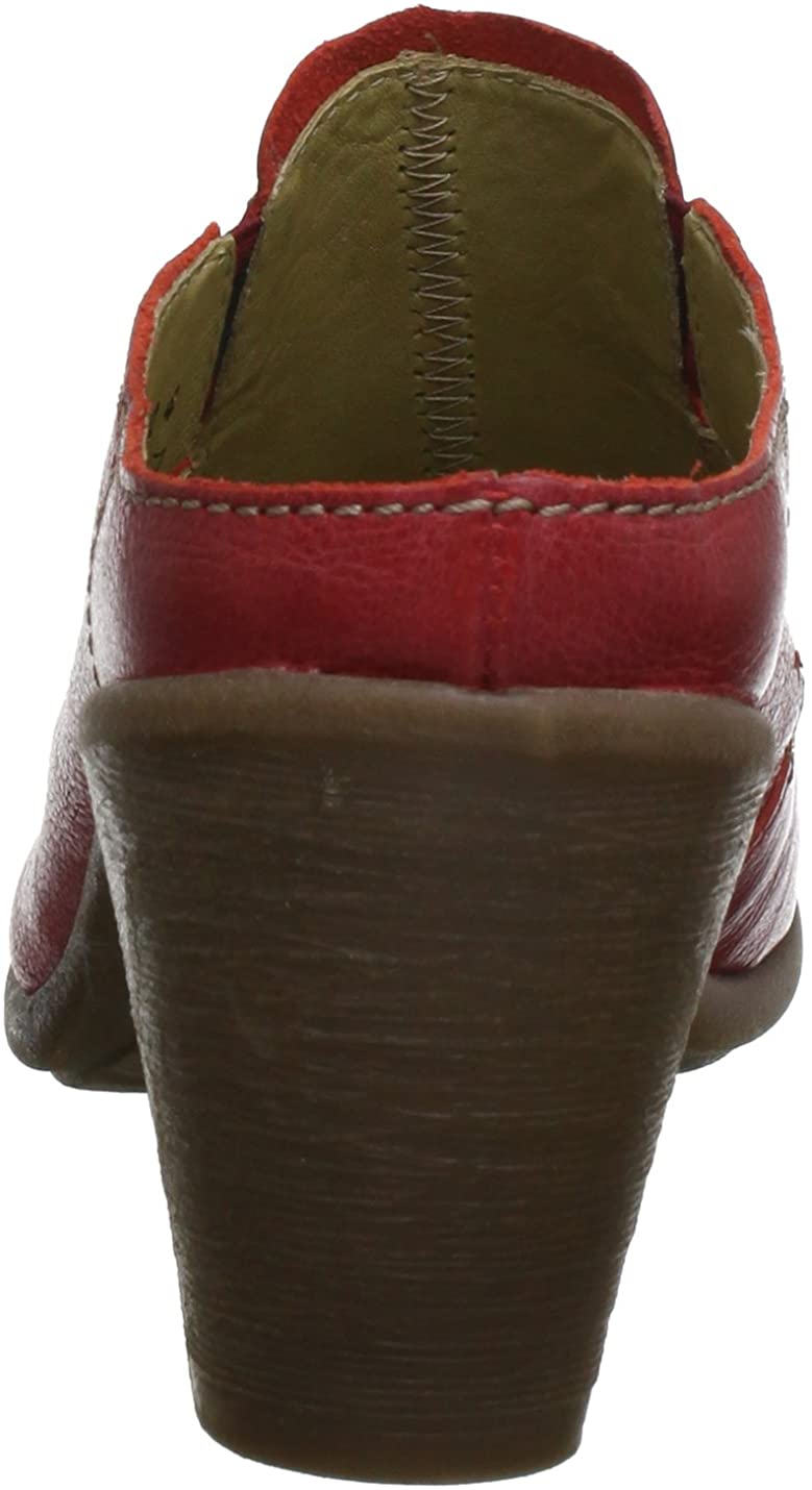 'Parma' træsko sandal til kvinder - rød - Chaplinshoes'Parma' træsko-sandal til kvinder - rødCamel Active