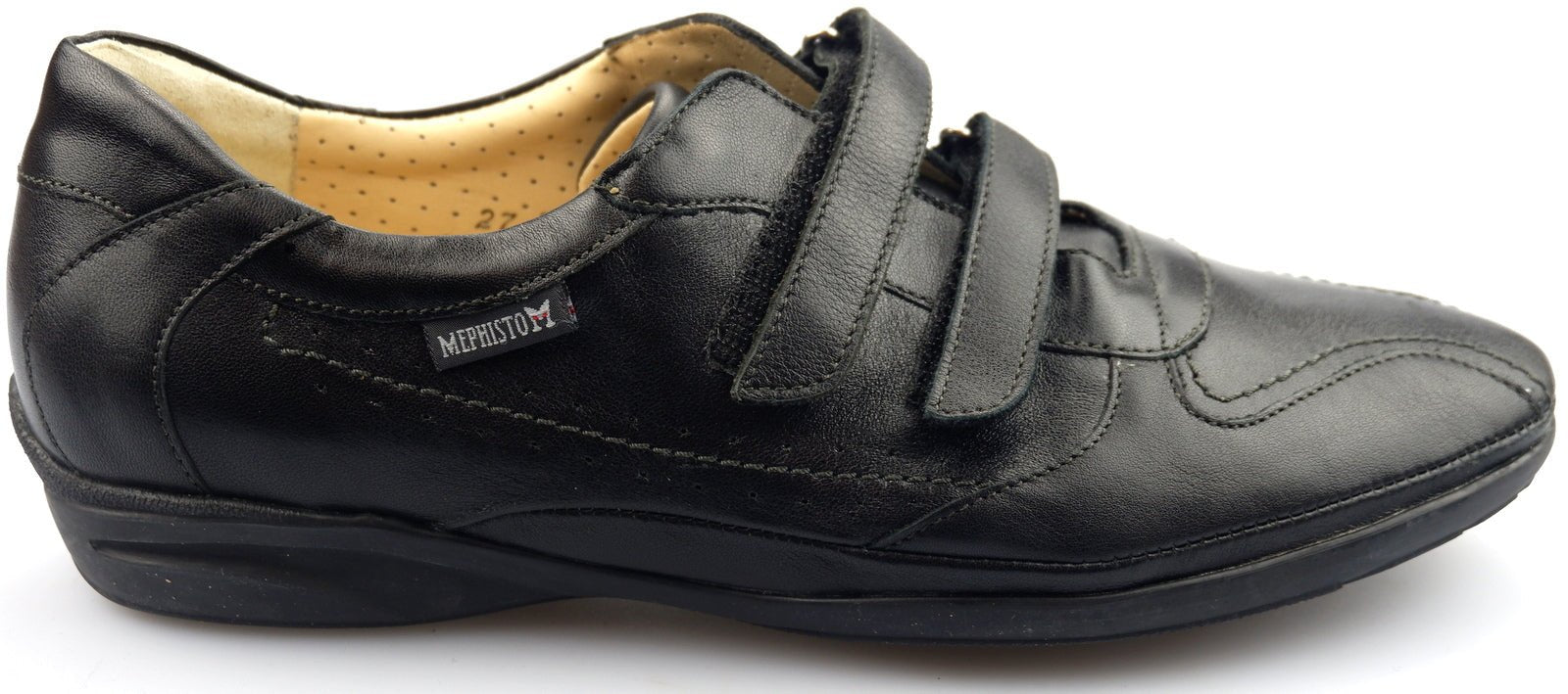Sneaker de mujer con doble tira 'PARNEL' - Negro - ChaplinshoesZapatilla de mujer con doble tira 'PARNEL' - NegroMephisto