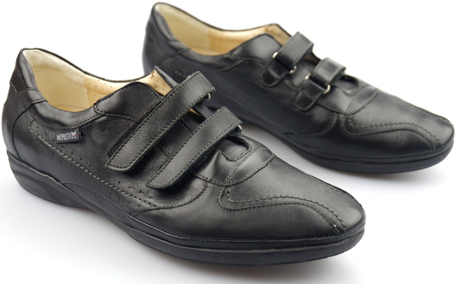 Sneaker de mujer con doble tira 'PARNEL' - Negro - ChaplinshoesZapatilla de mujer con doble tira 'PARNEL' - NegroMephisto