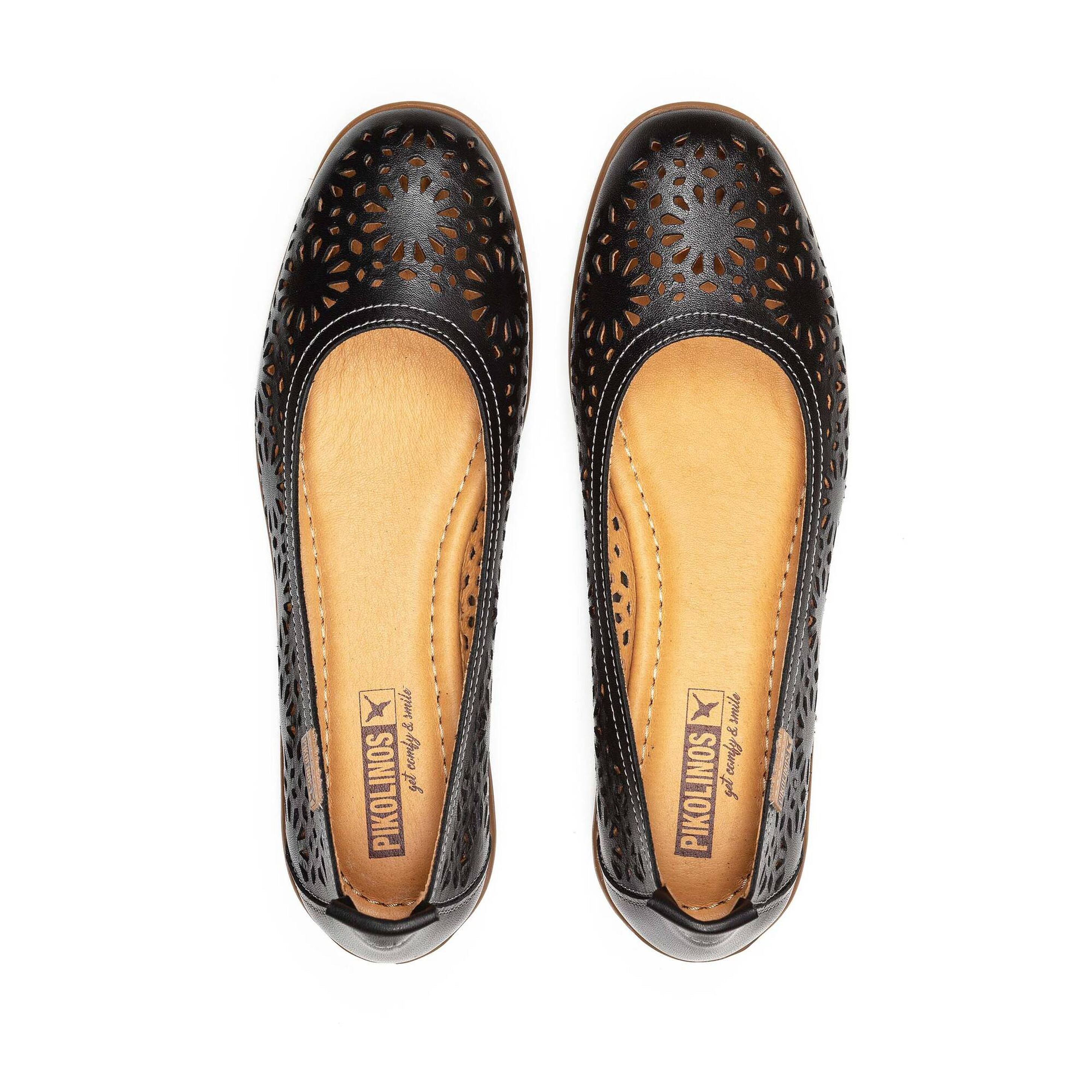 Damesballerina 'Alcoi' - Zwart