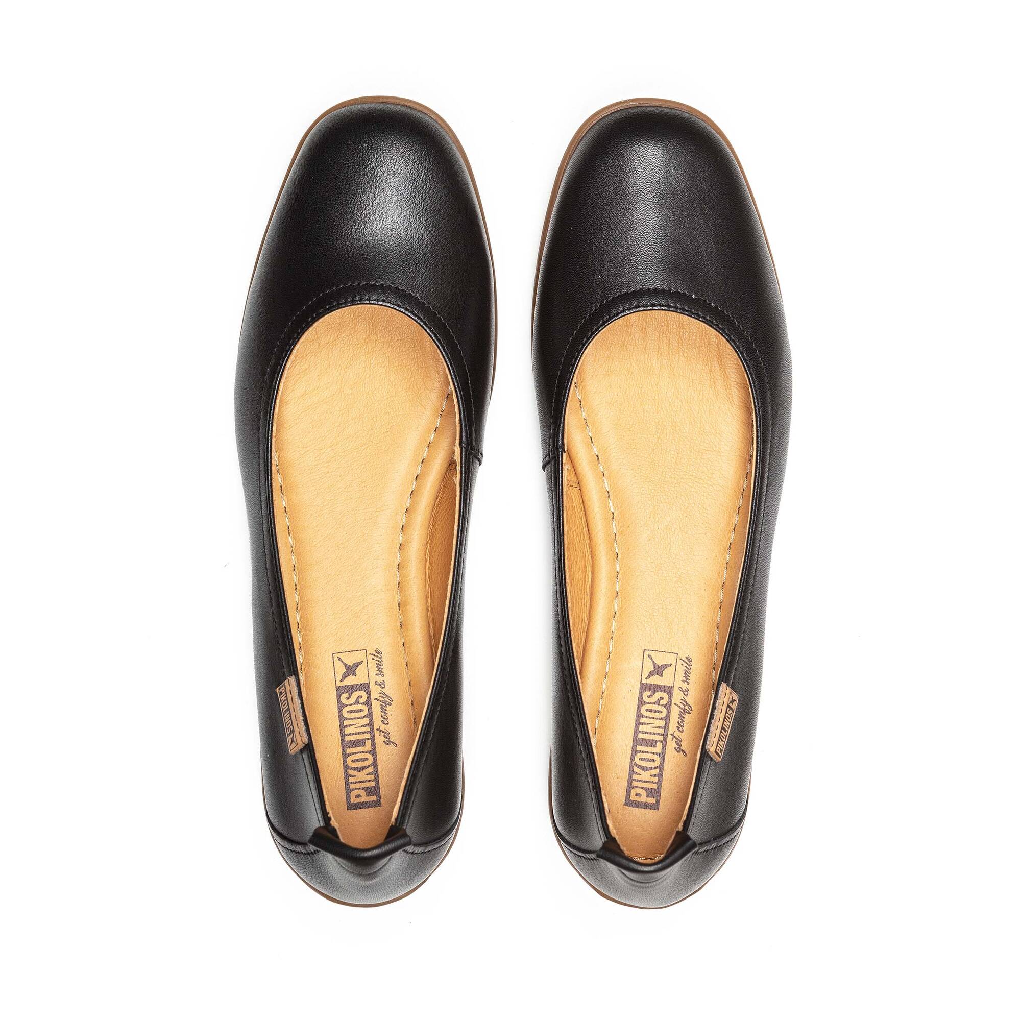 Damesballerina 'Alcoi' - zwart