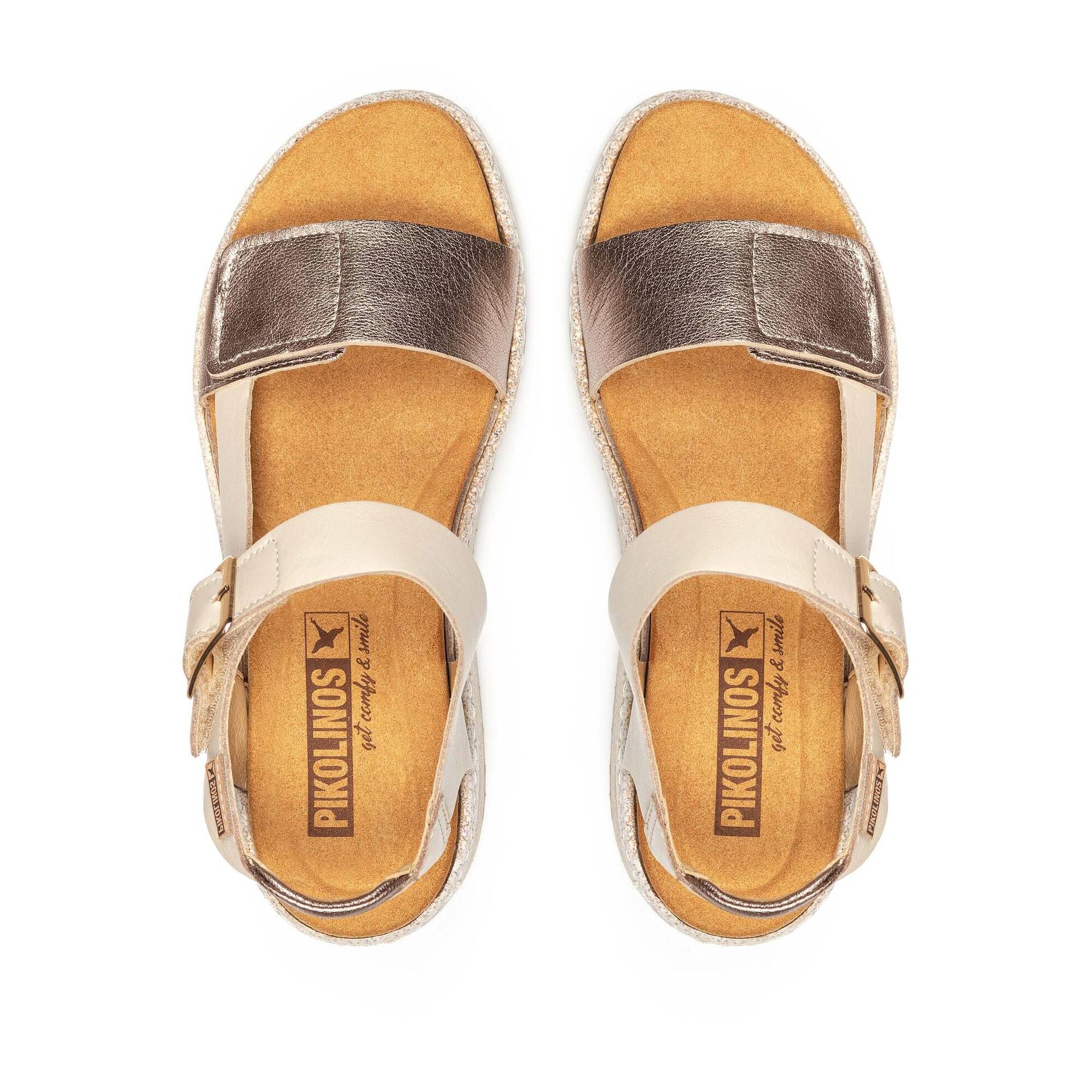 'Alzira' women's sandal - taupe